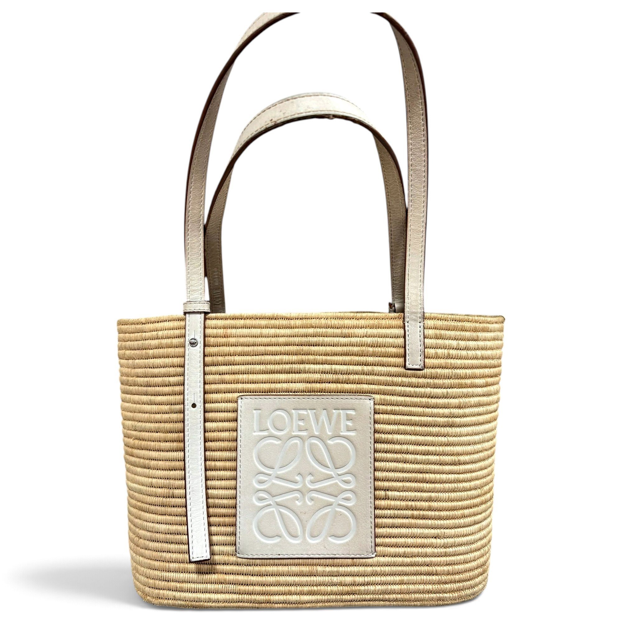 Square Basket leather handbag