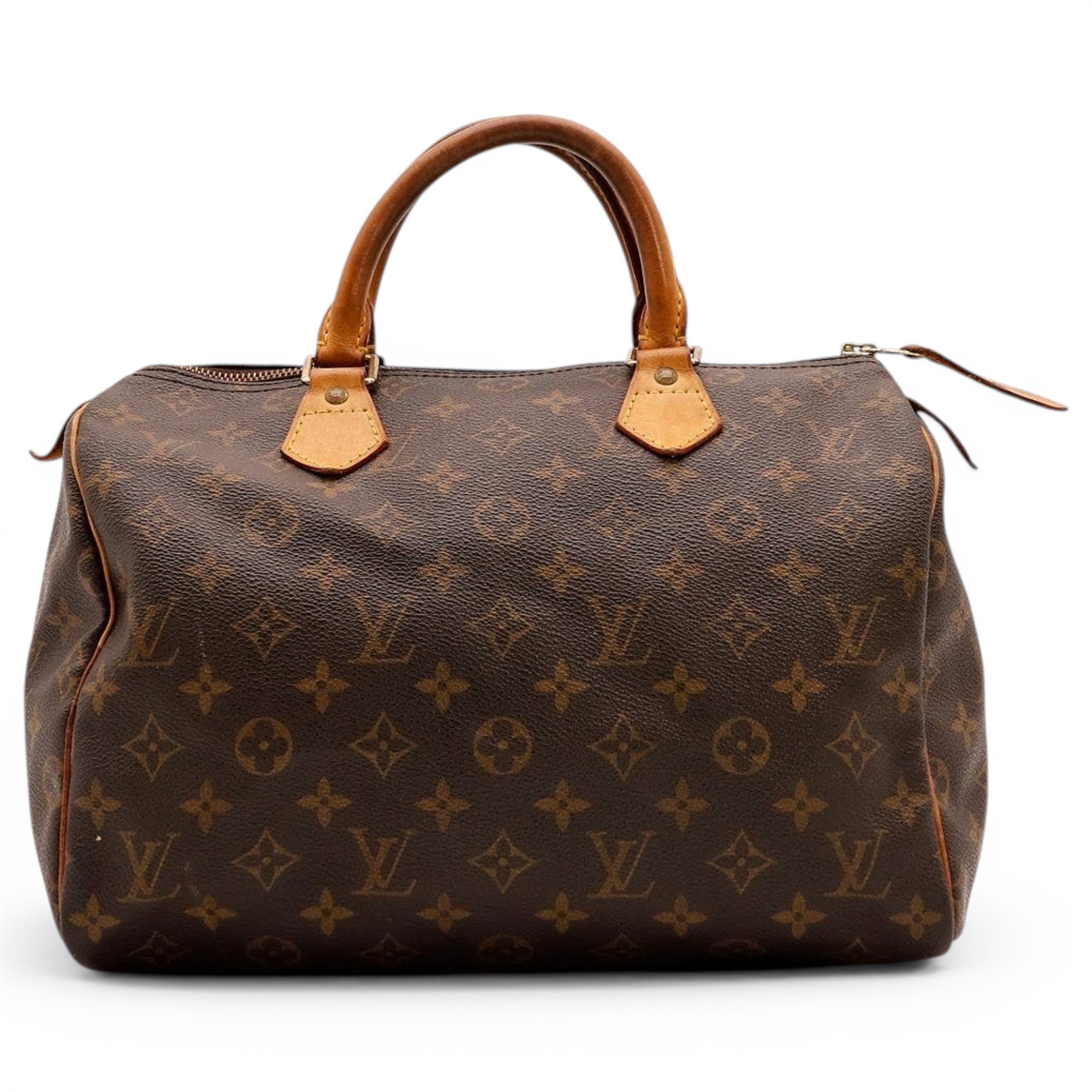 Speedy leather handbag