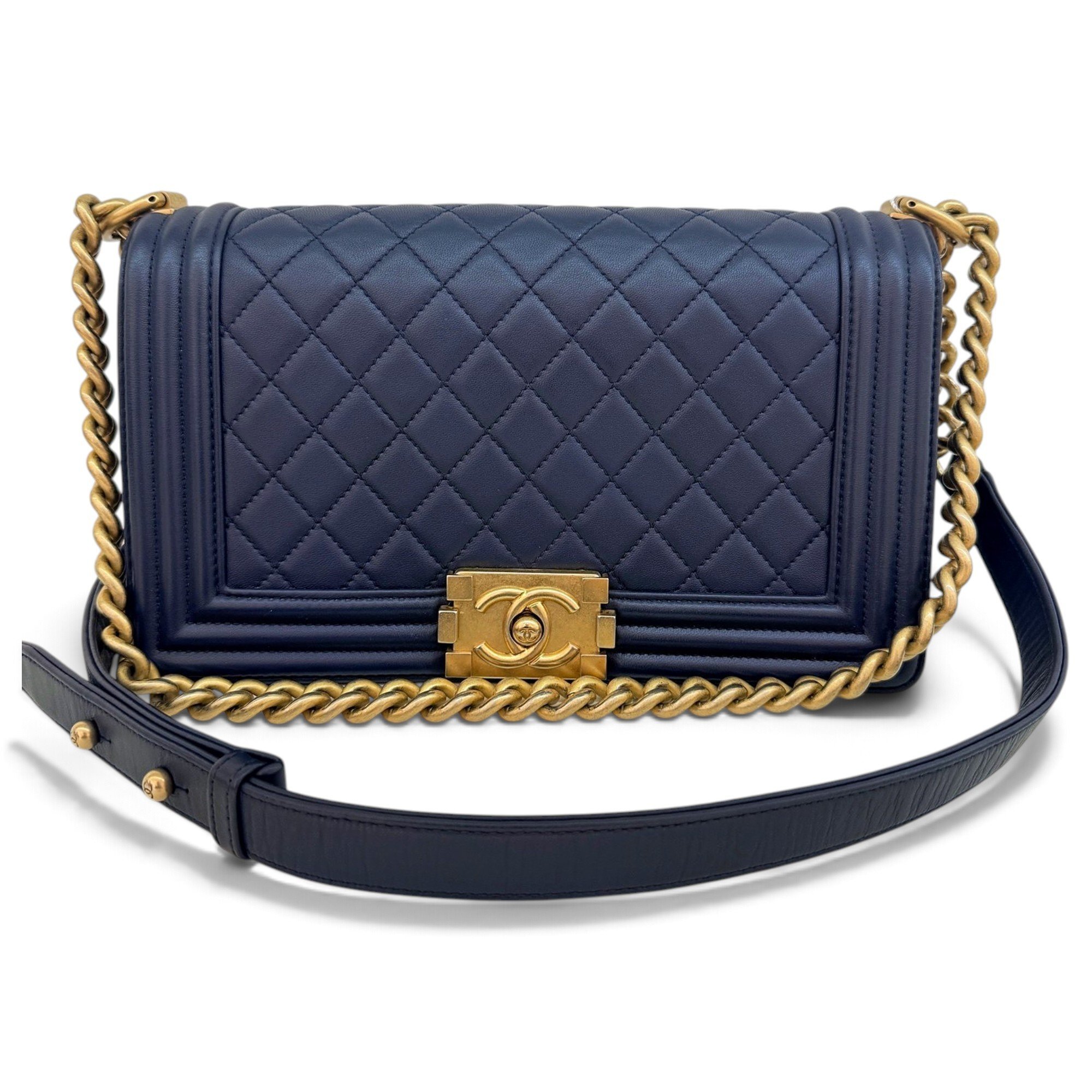 Boy leather handbag