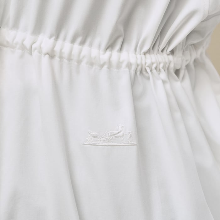 Blanc Drawstring Shirt