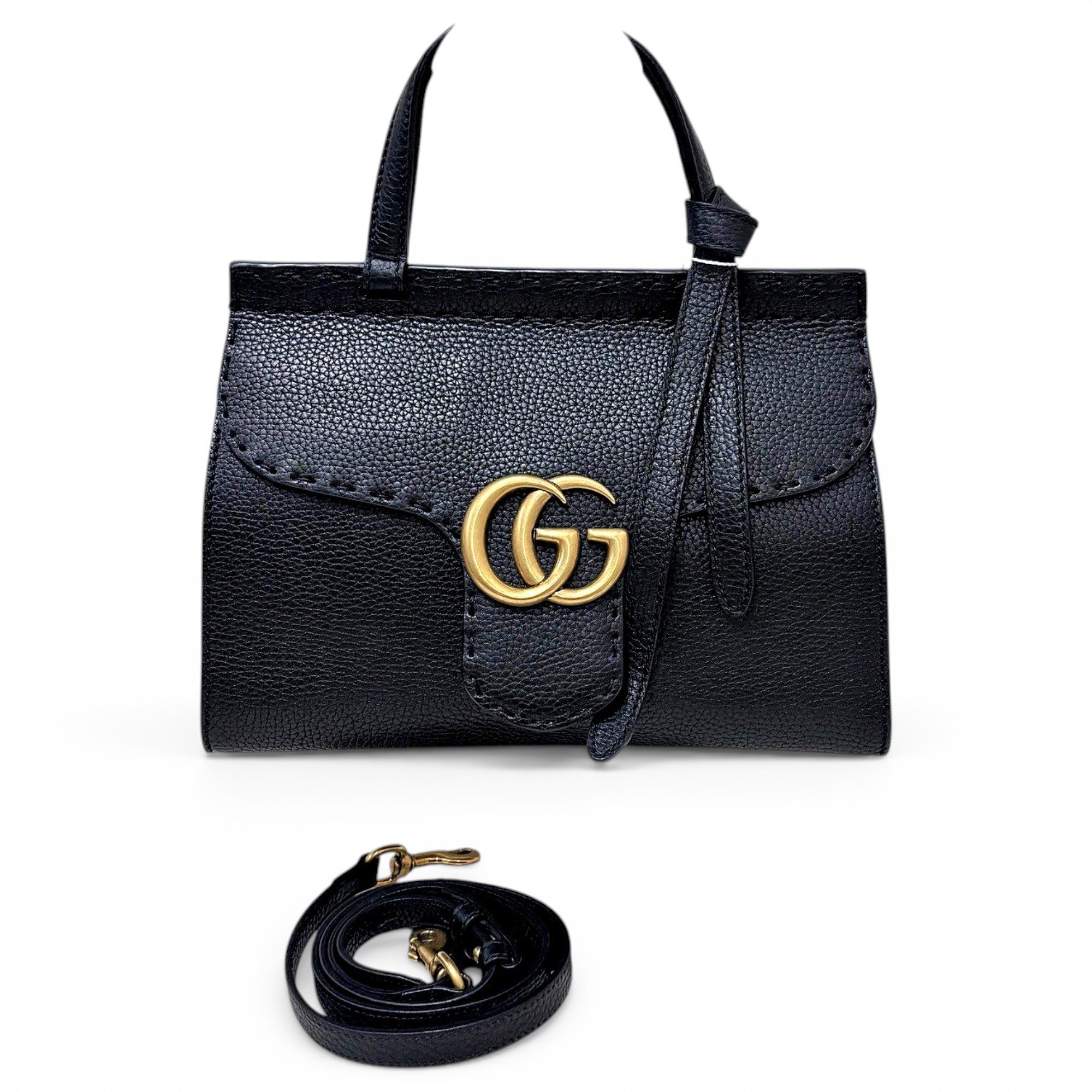 GG Marmont Animalier leather handbag