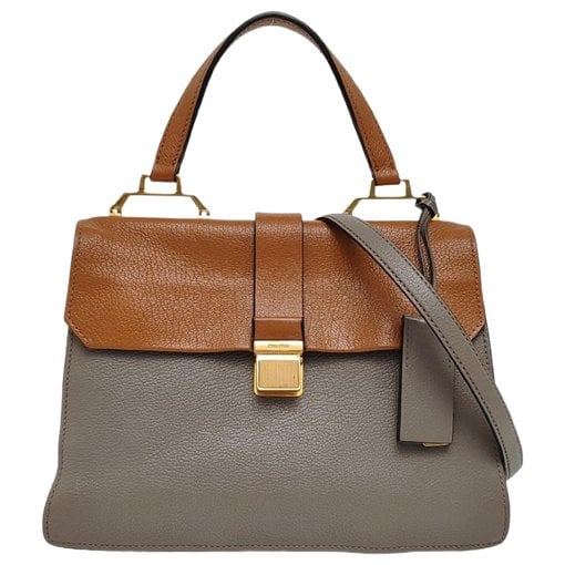 Leather handbag