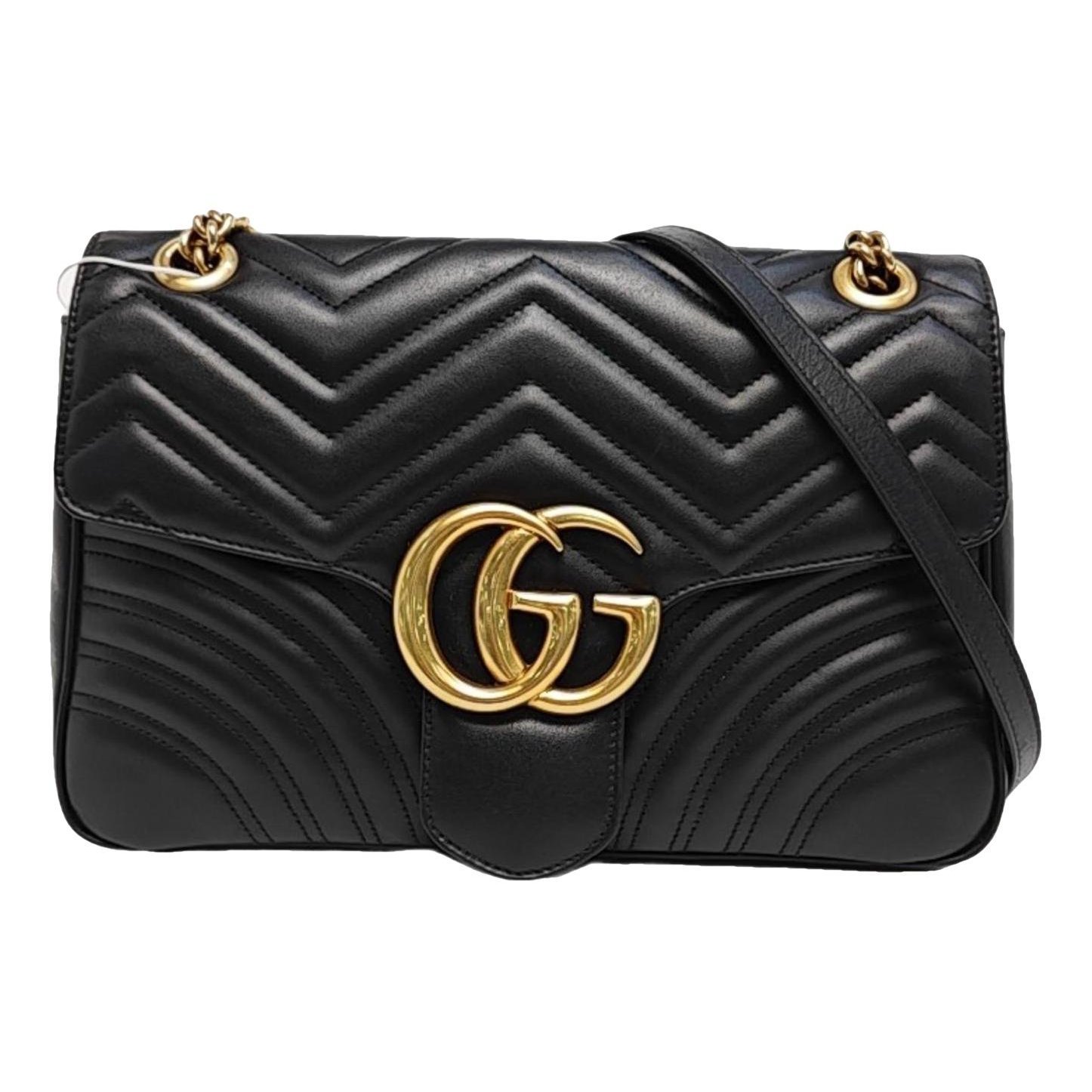 GG Marmont Flap leather crossbody bag