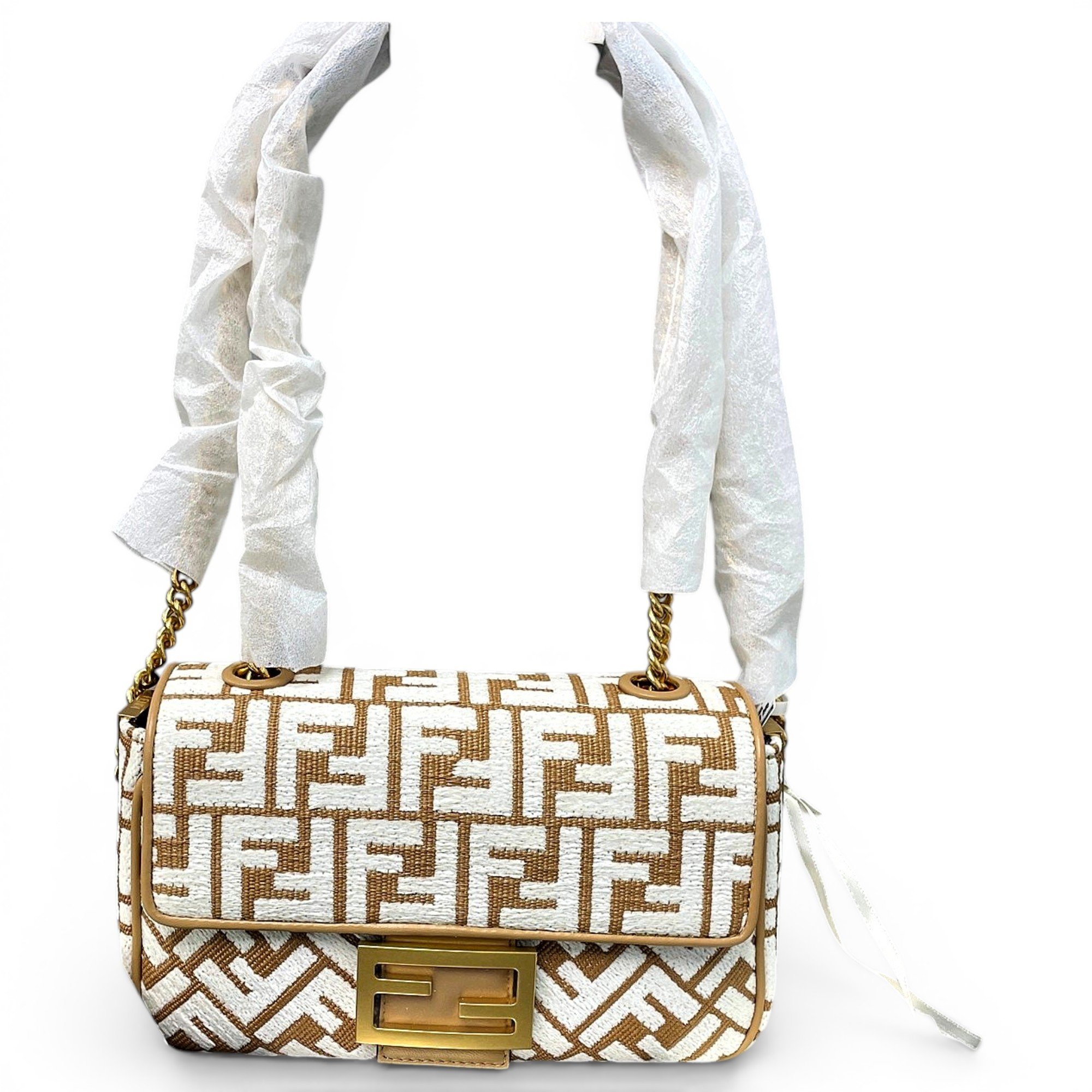 Baguette leather handbag