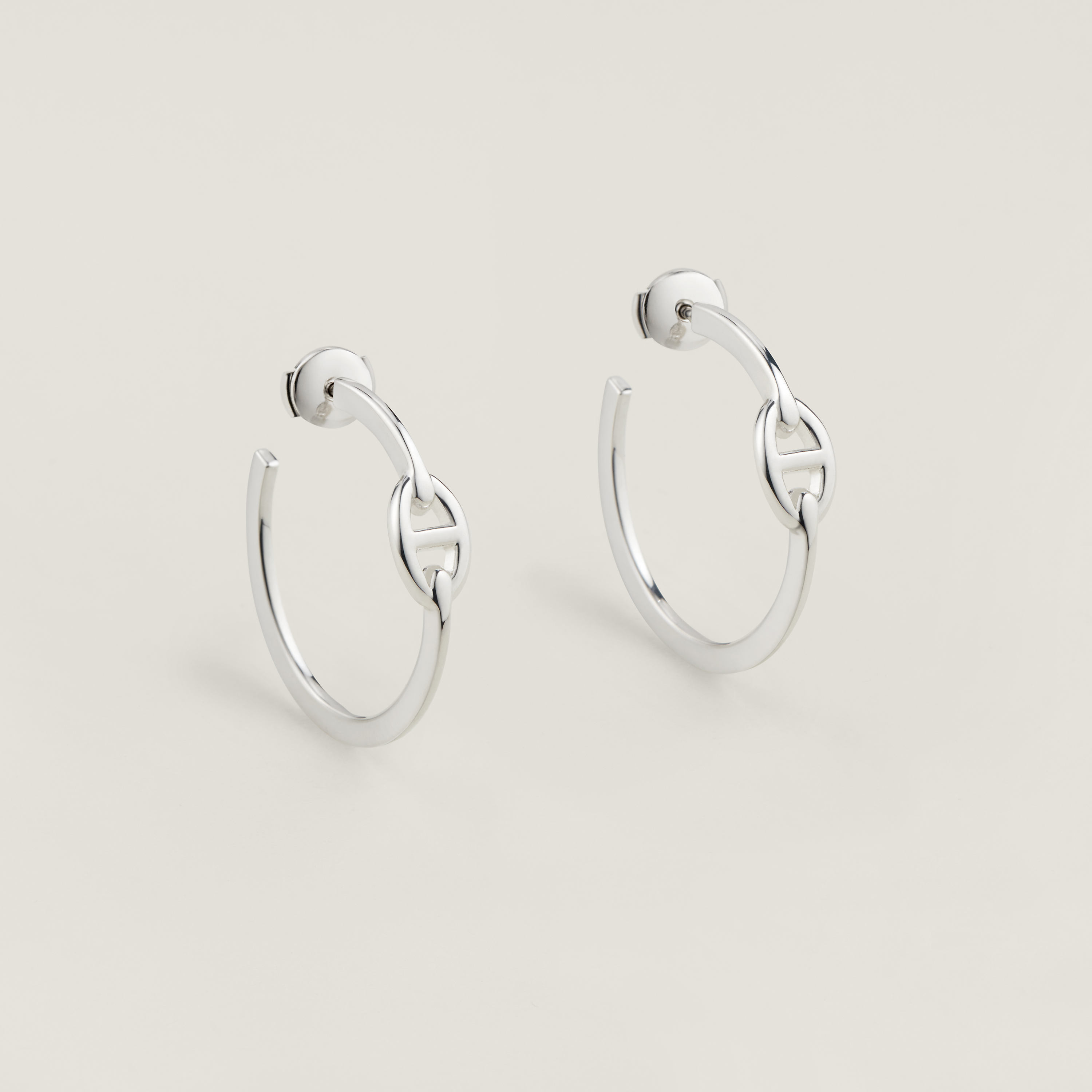 Chaine d'ancre Enchainee earrings, small model