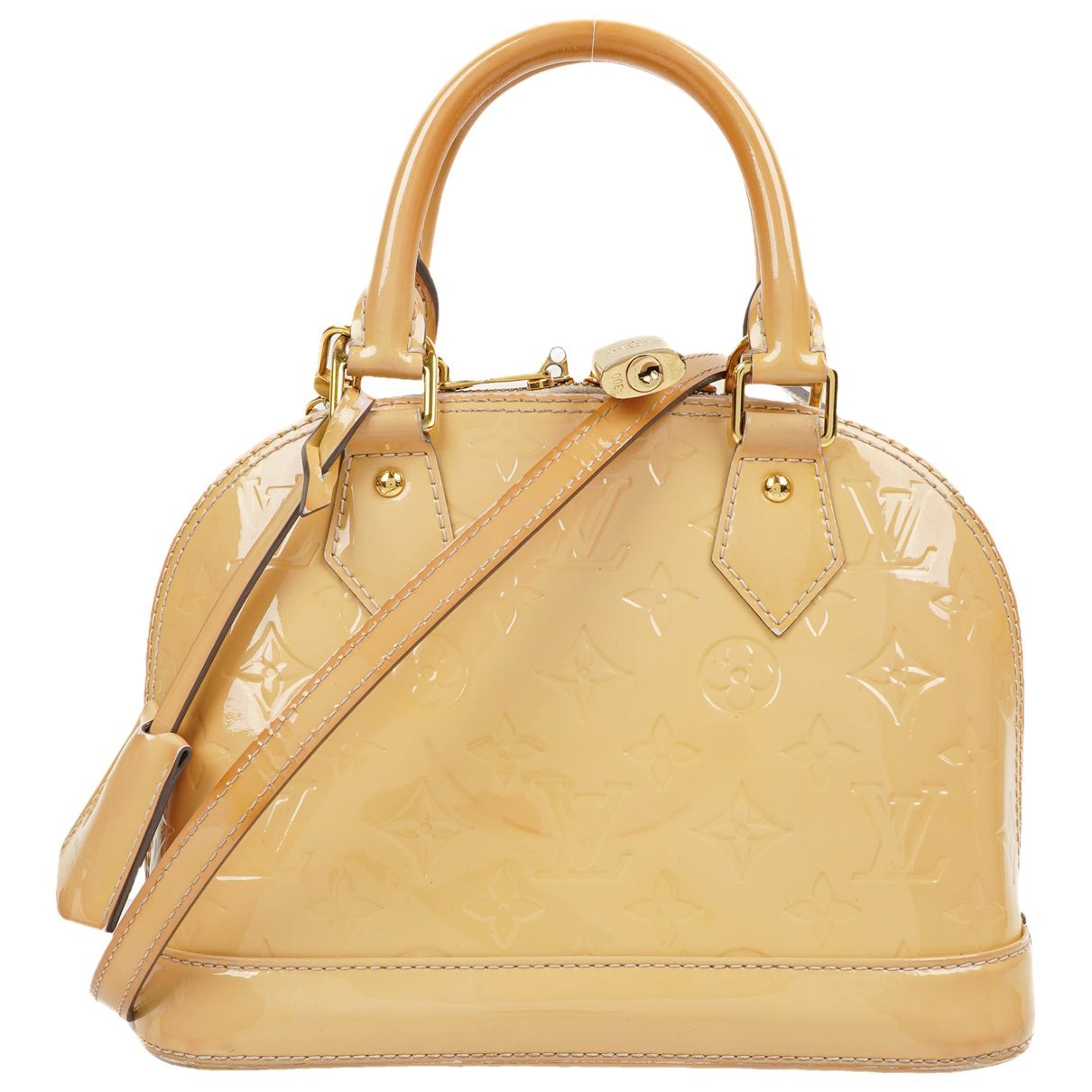 Alma BB patent leather handbag