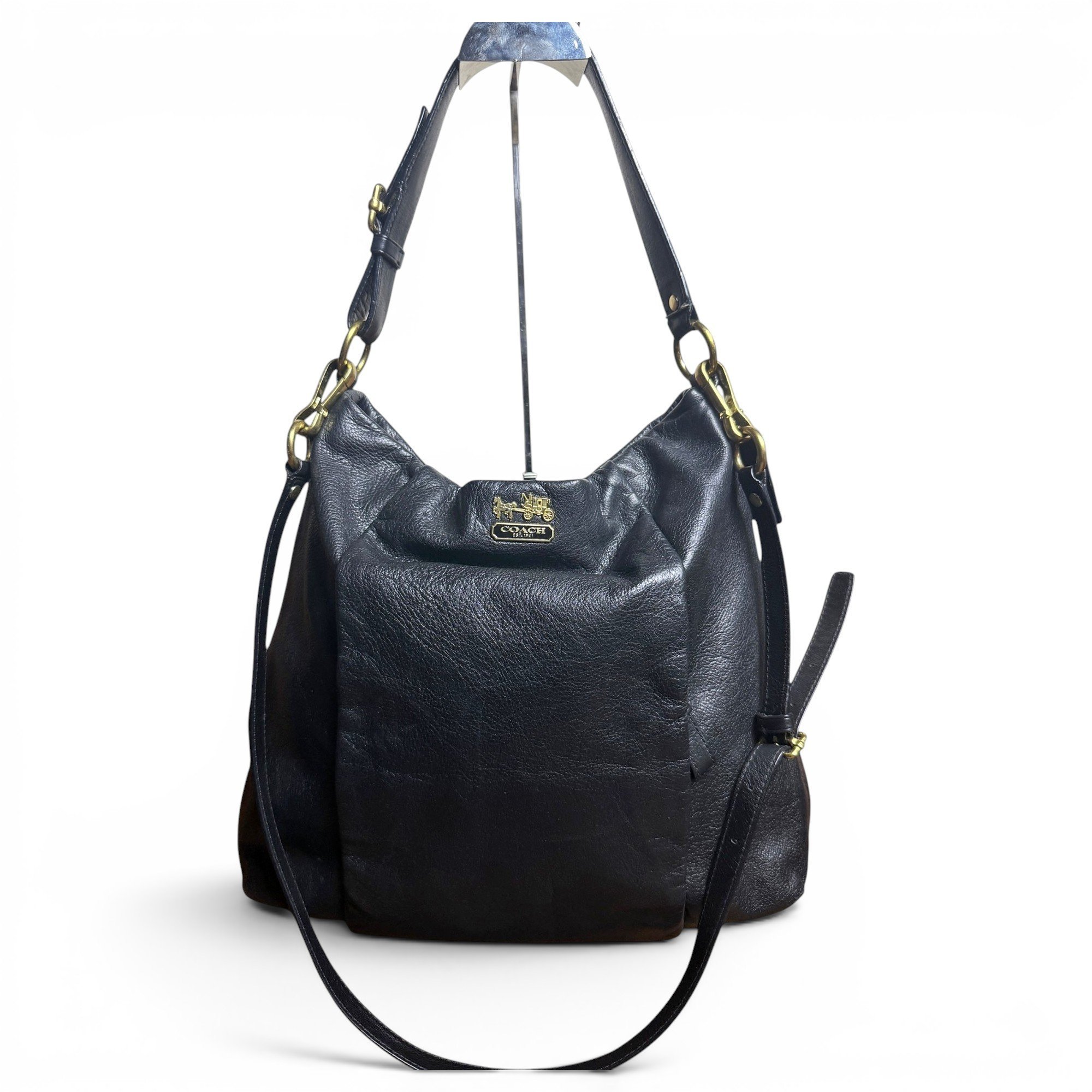 Signature Sufflette leather handbag