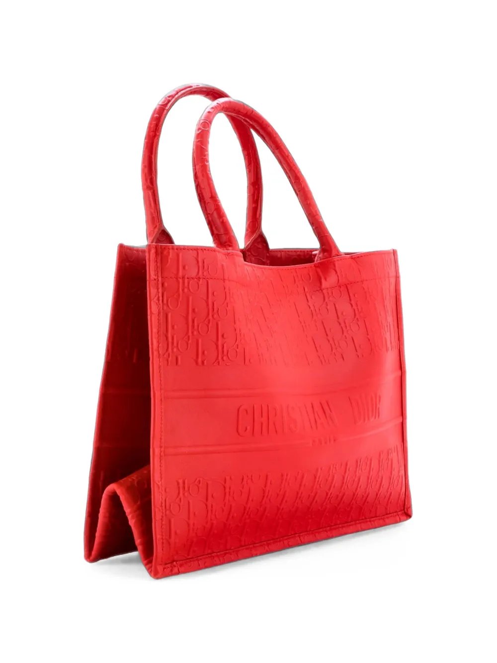 Book Oblique Embossed Calfskin Medium tote bag