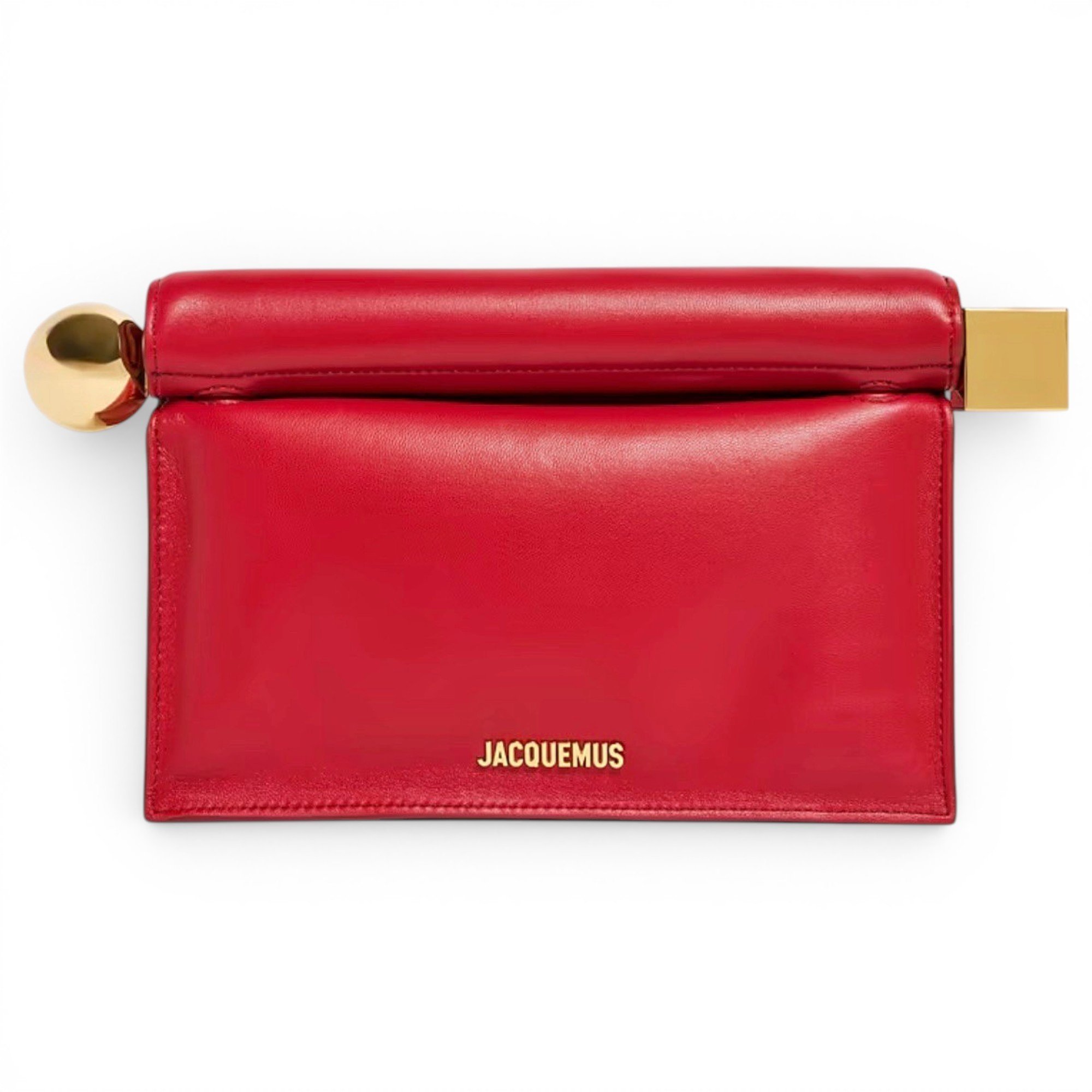 Jacquemus La Pochette Rond Carré leather clutch bag