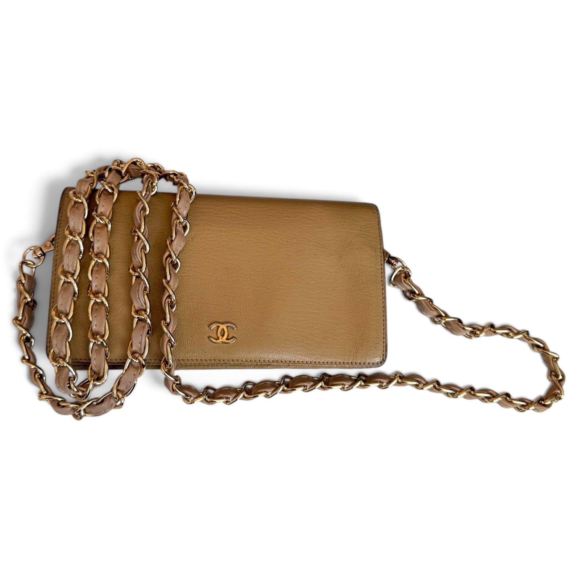 Wallet On Chain Timeless/Classique leather crossbody bag