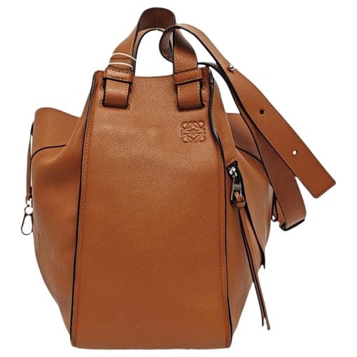 Hammock leather handbag