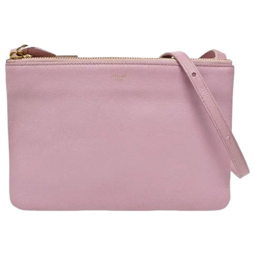 Trio leather crossbody bag