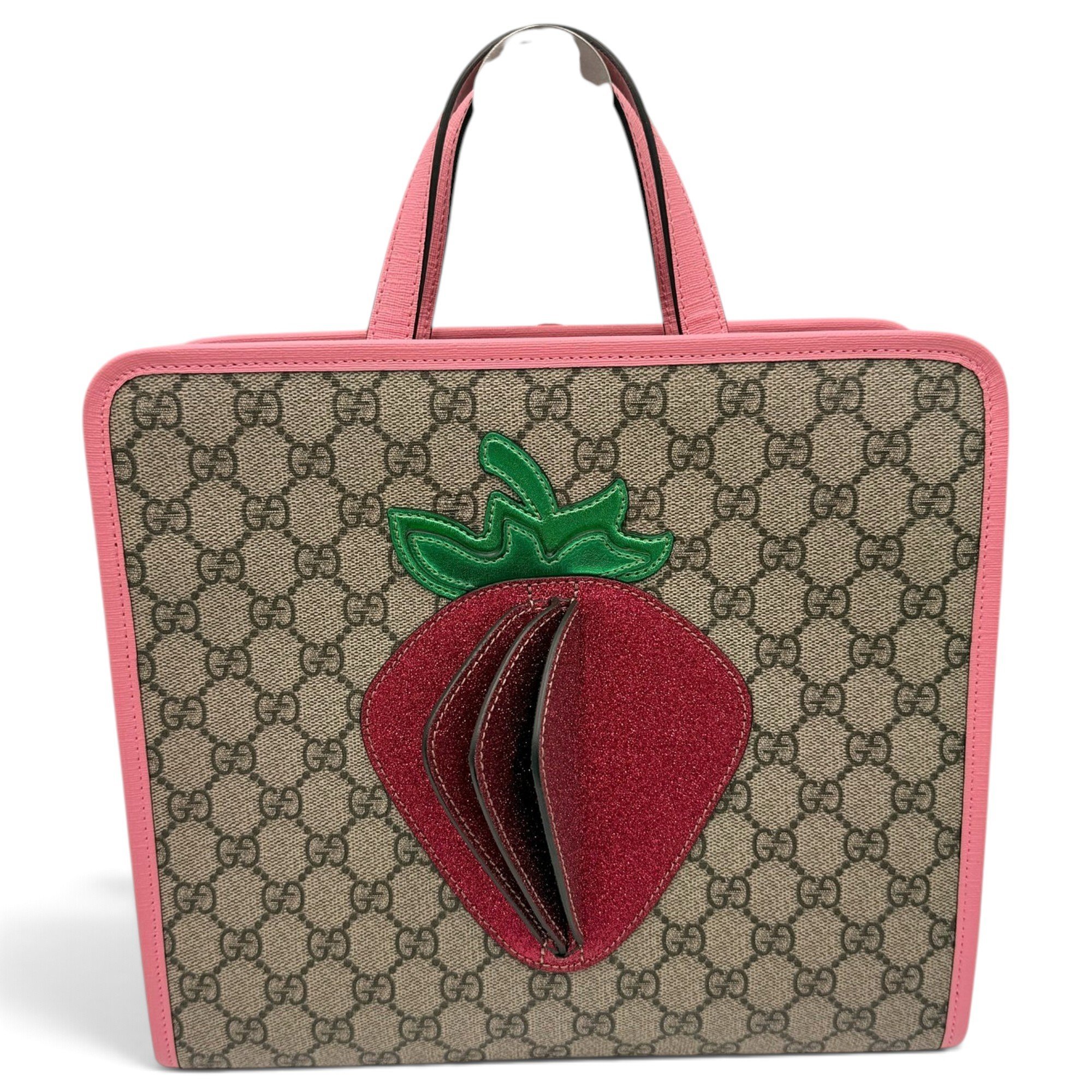 Animalier leather tote