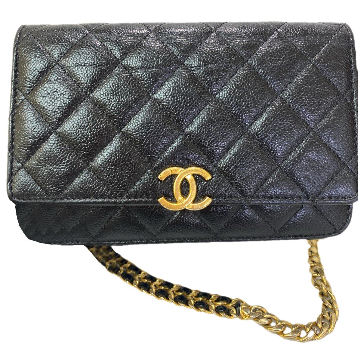 Wallet On Chain Timeless/Classique leather crossbody bag
