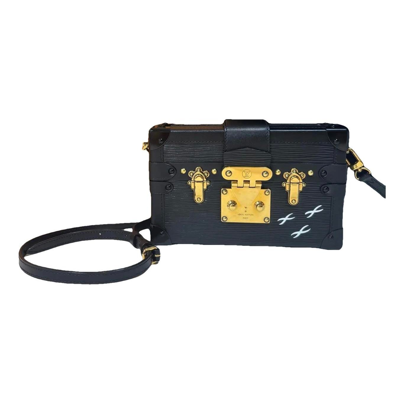 Petite Malle leather handbag