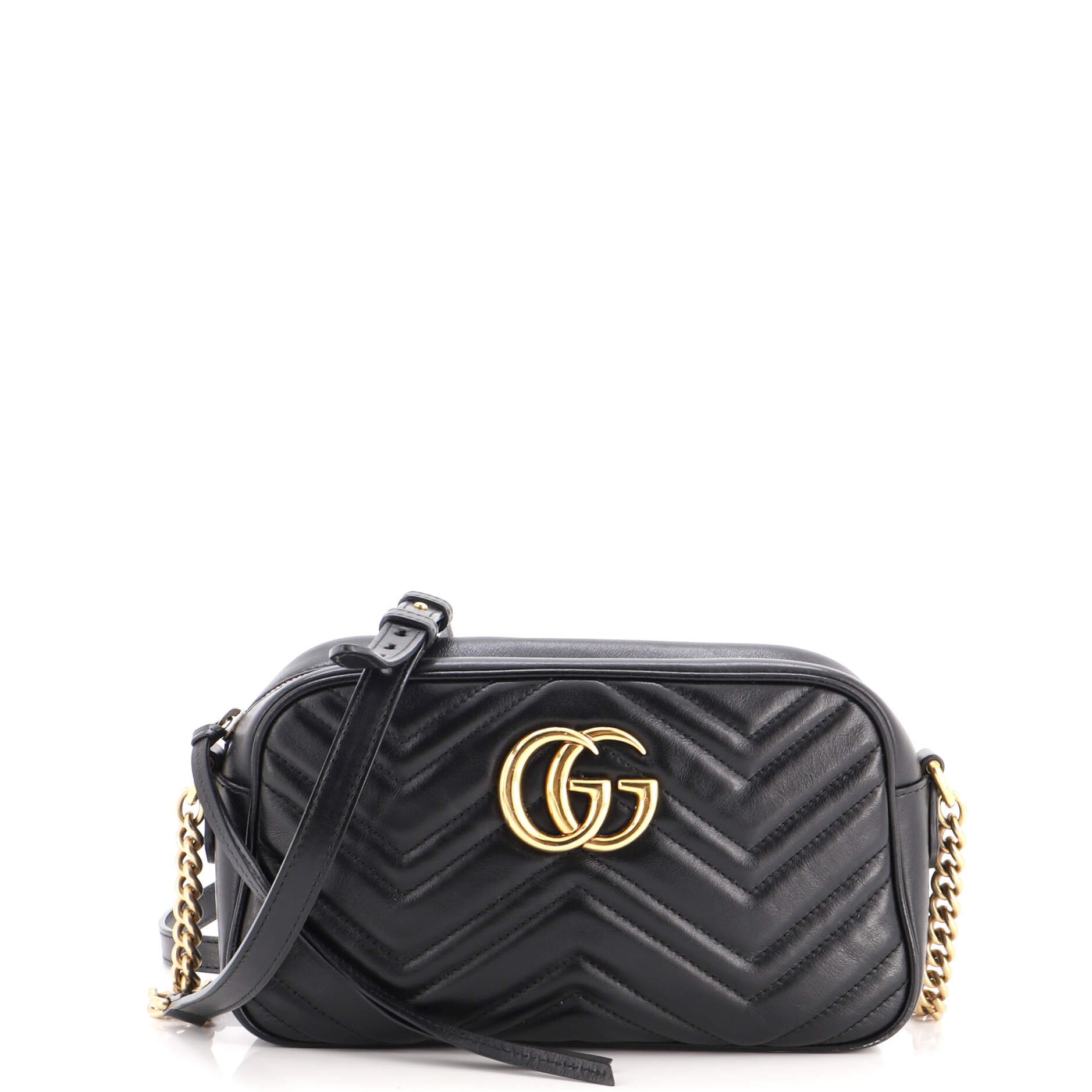 GG Marmont Shoulder Bag Matelasse Leather Small