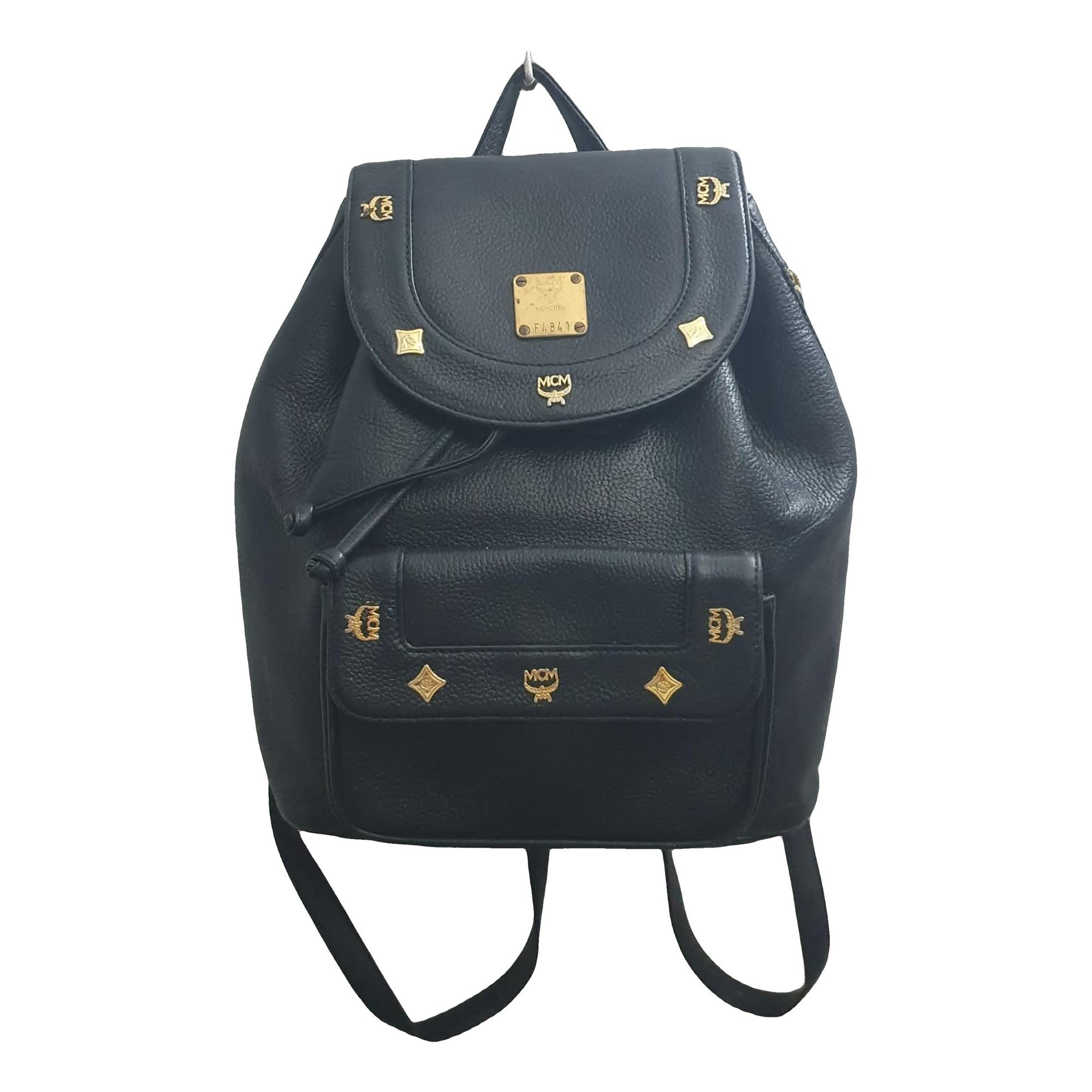 Leather backpack