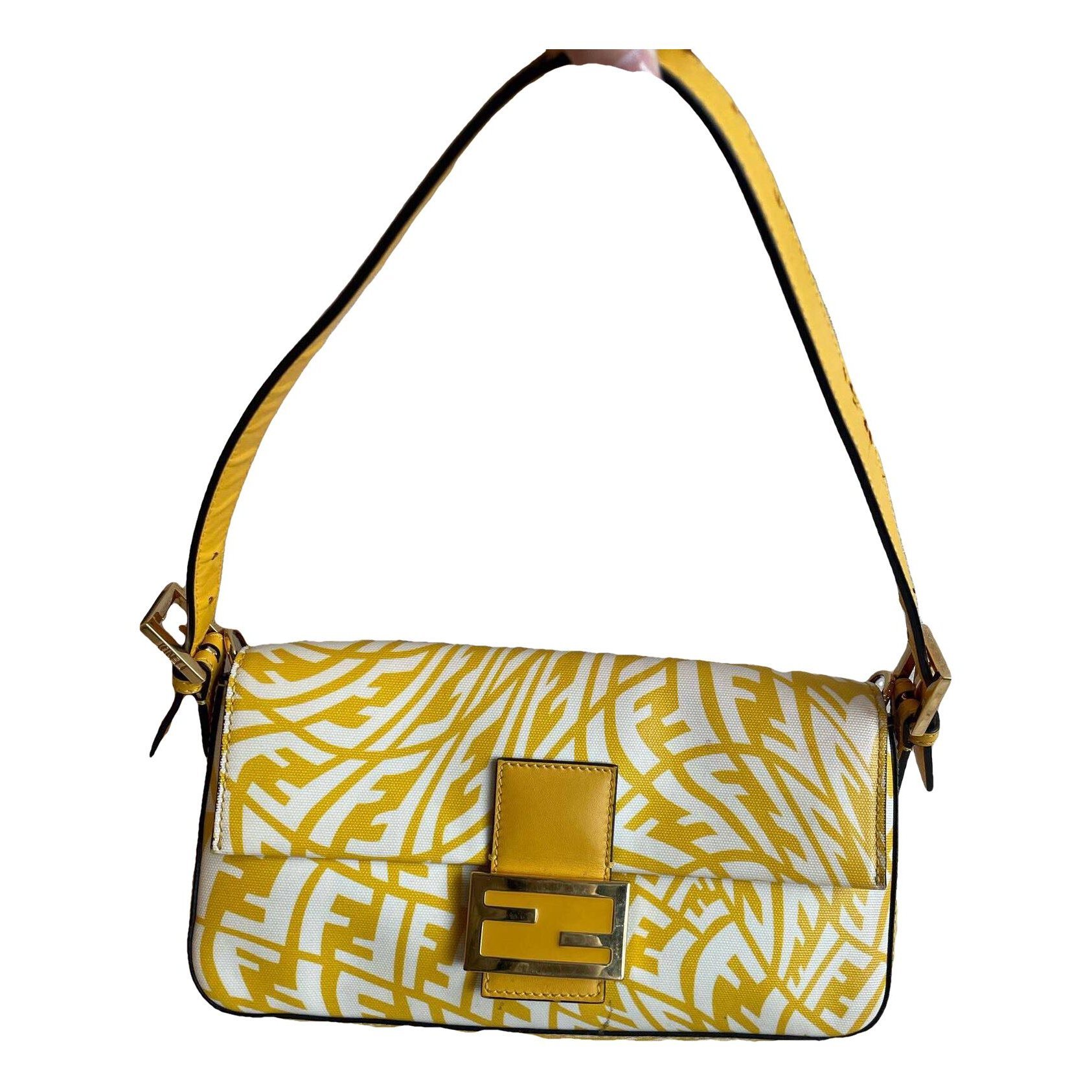 Fendi Baguette cloth handbag
