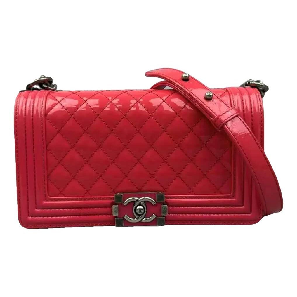 Boy patent leather handbag