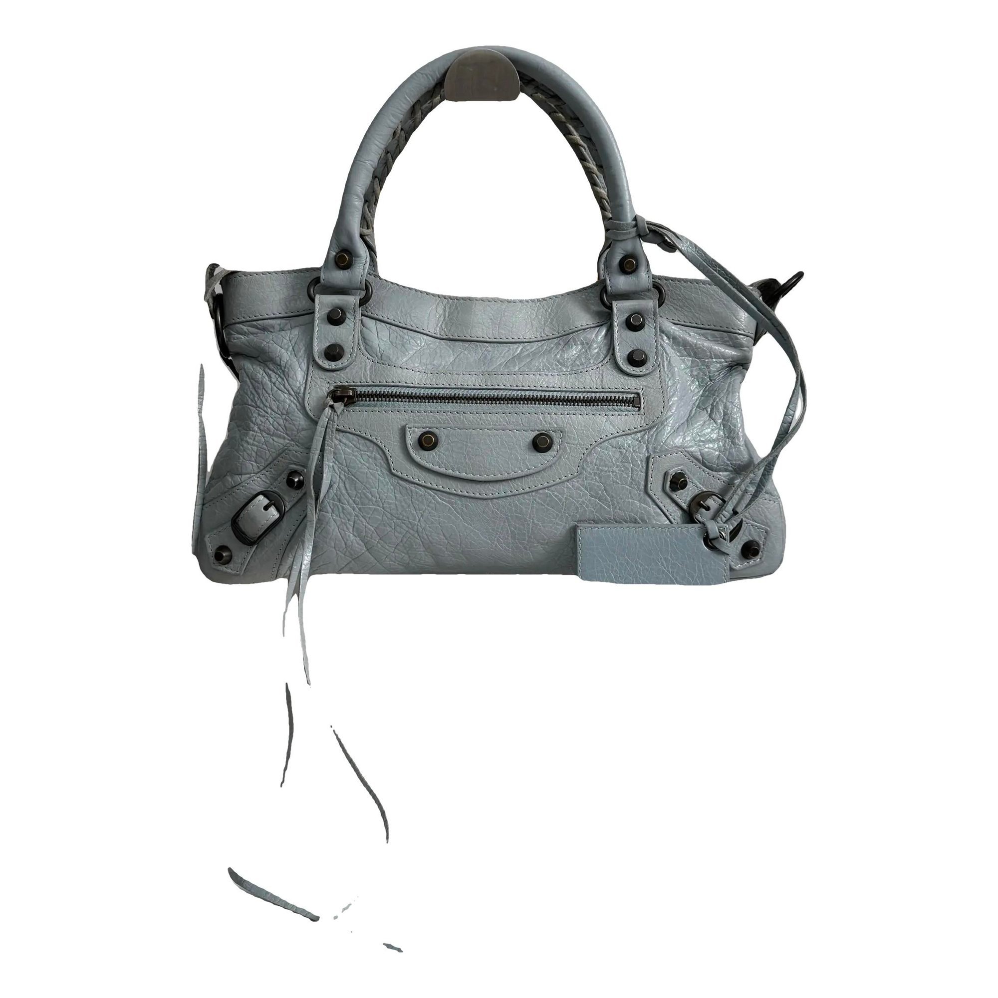 City leather bag