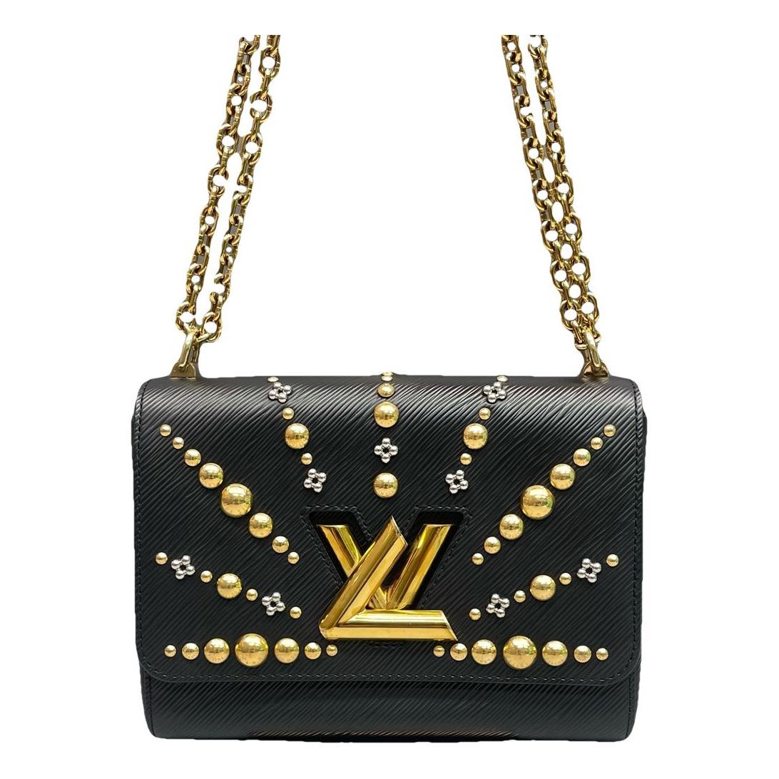 Twist leather handbag