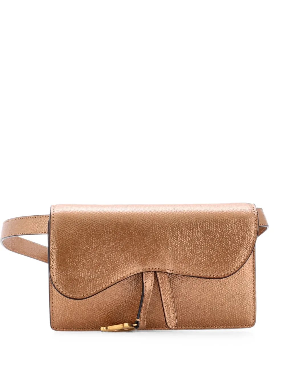 Saddle Rectangular Leather belt bag
