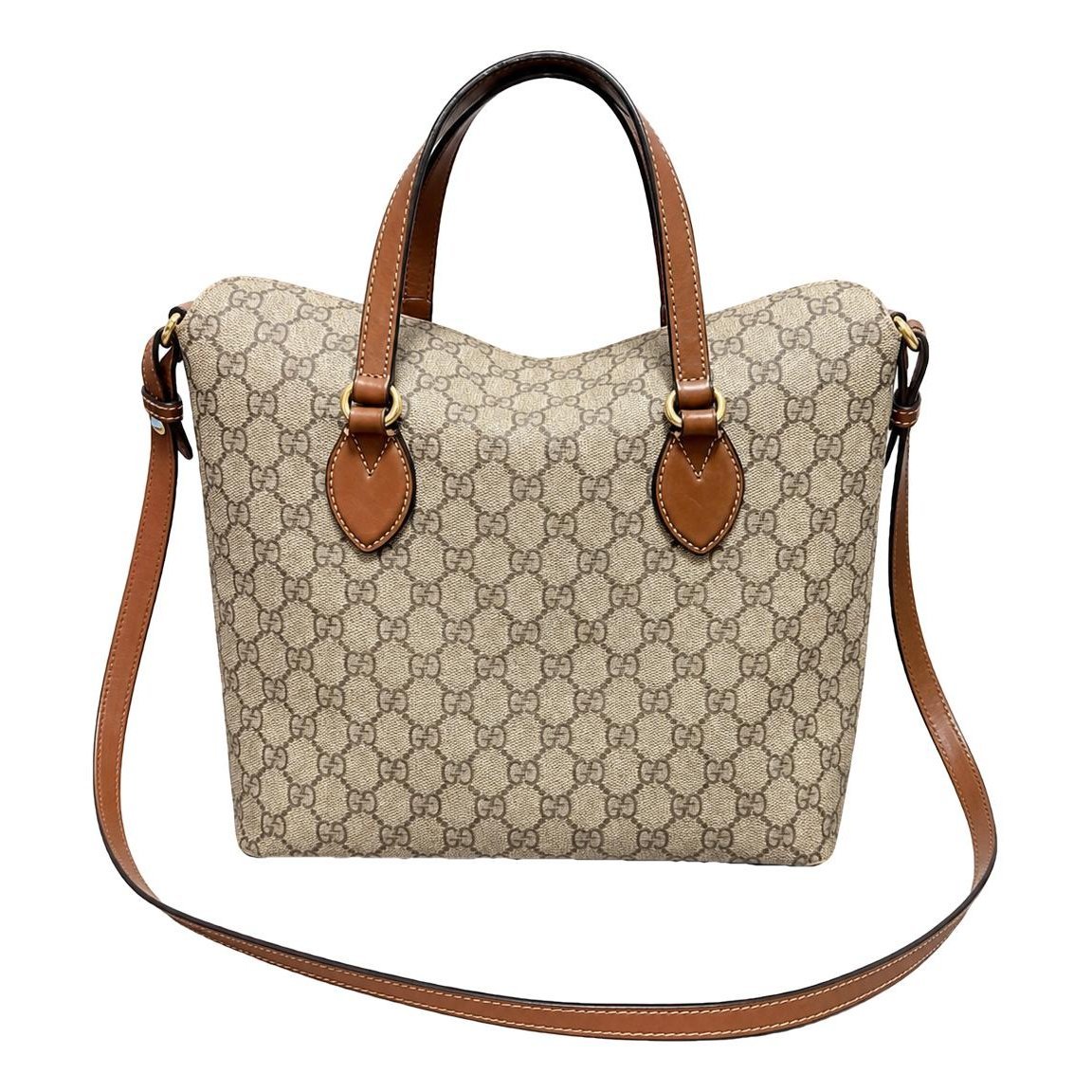 Leather tote