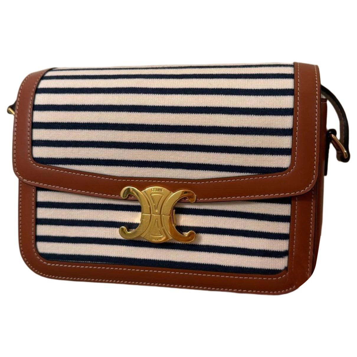 Triomphe leather handbag