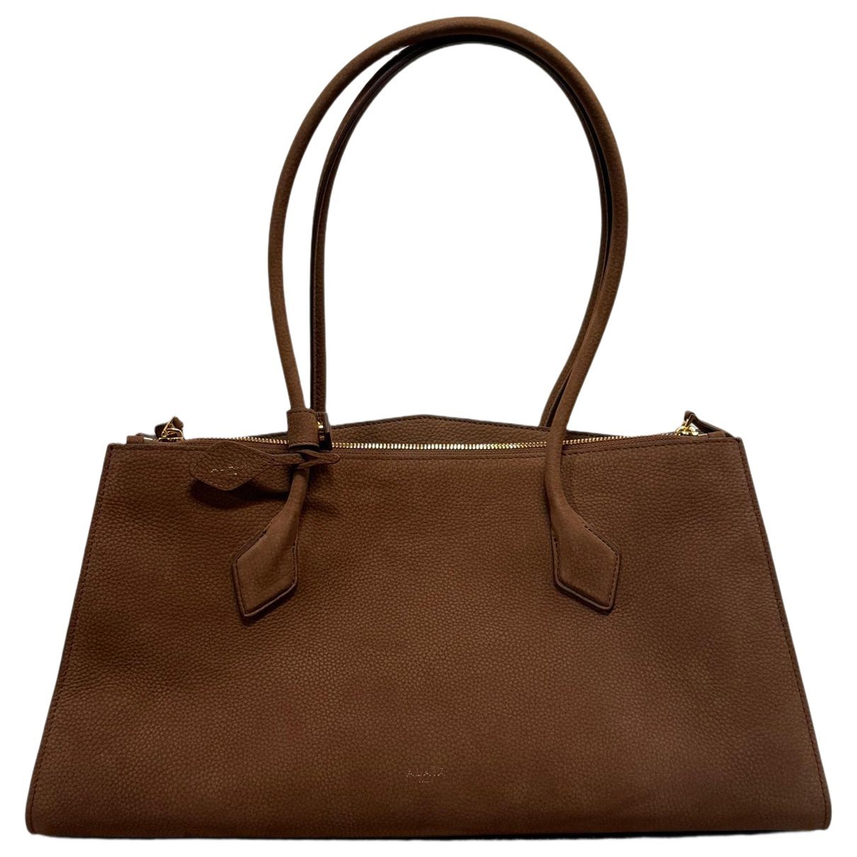 Alaia Le Teckel leather tote