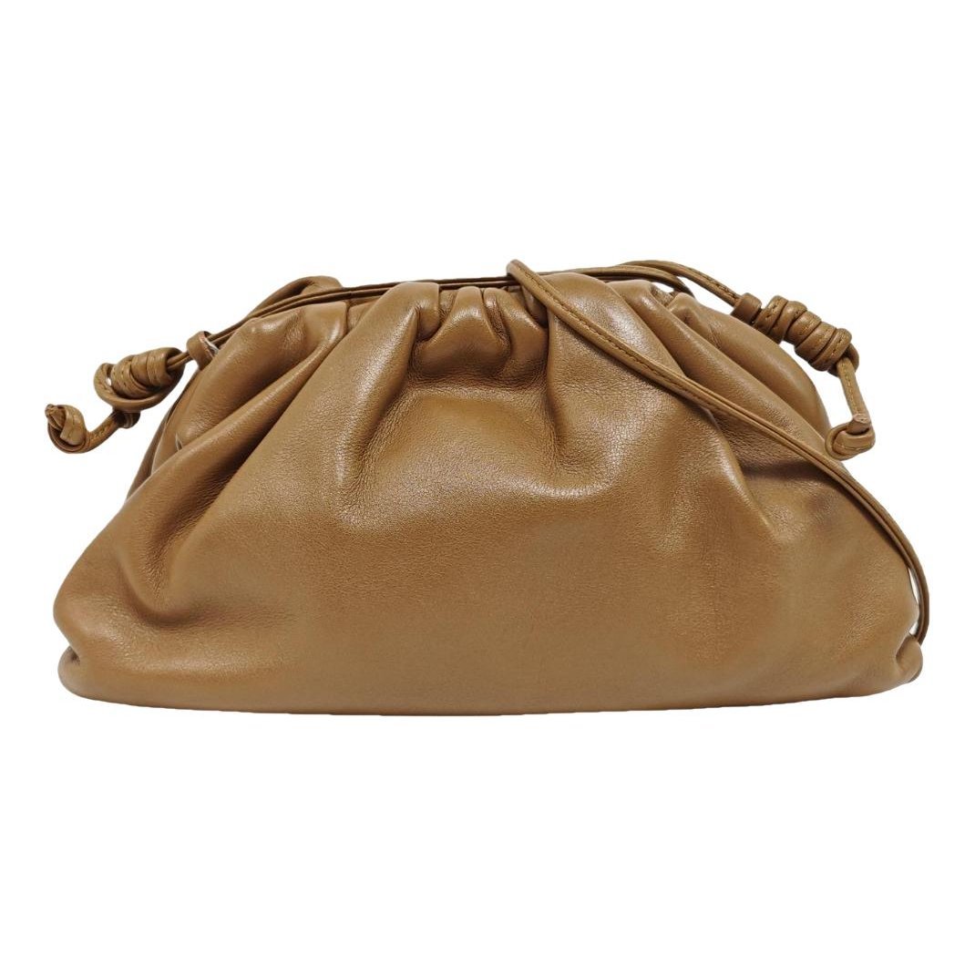Pouch leather handbag