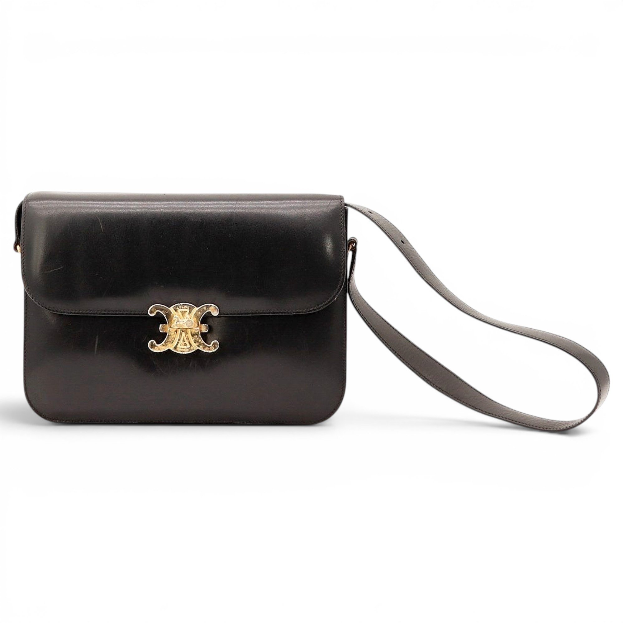 Triomphe leather handbag