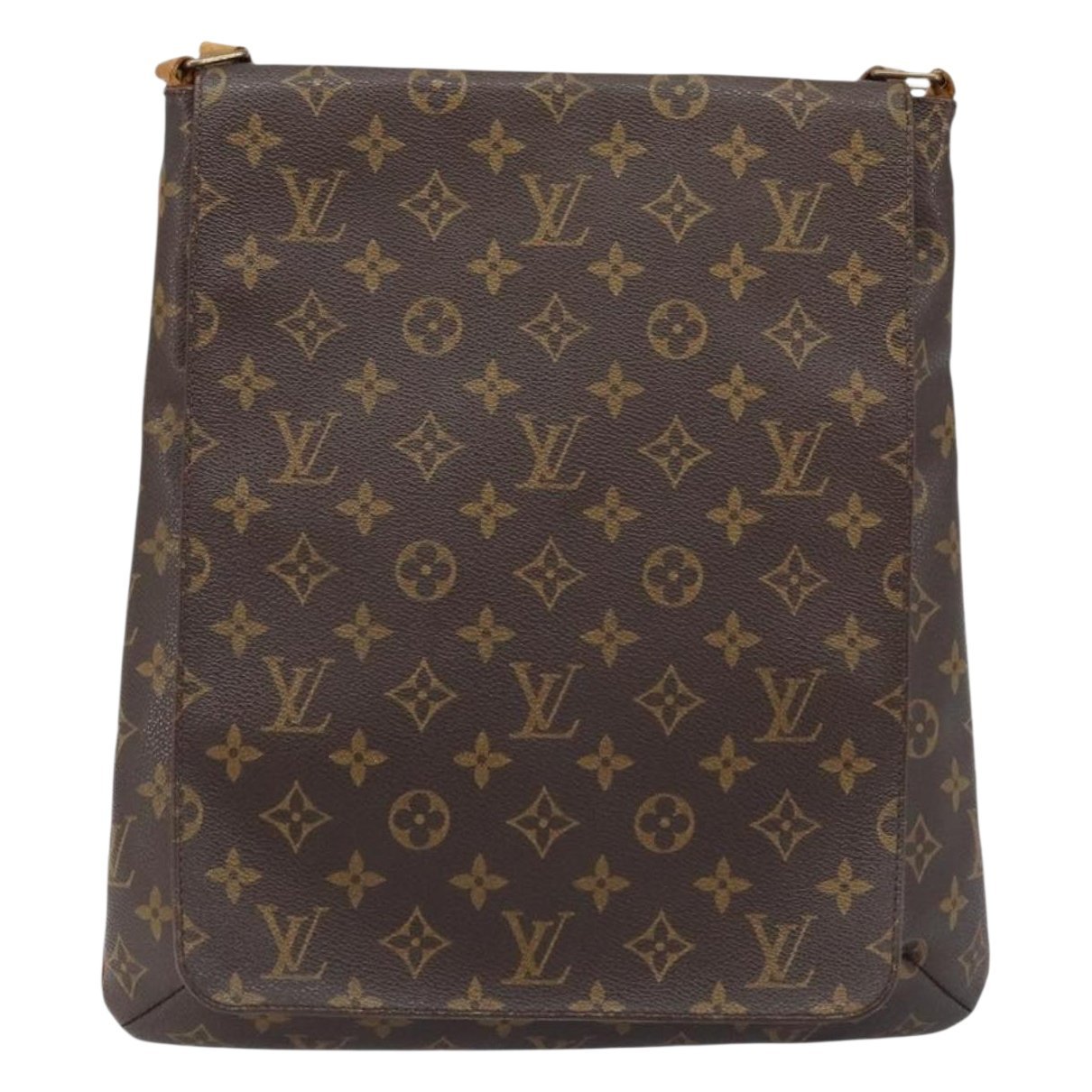 Musette leather handbag