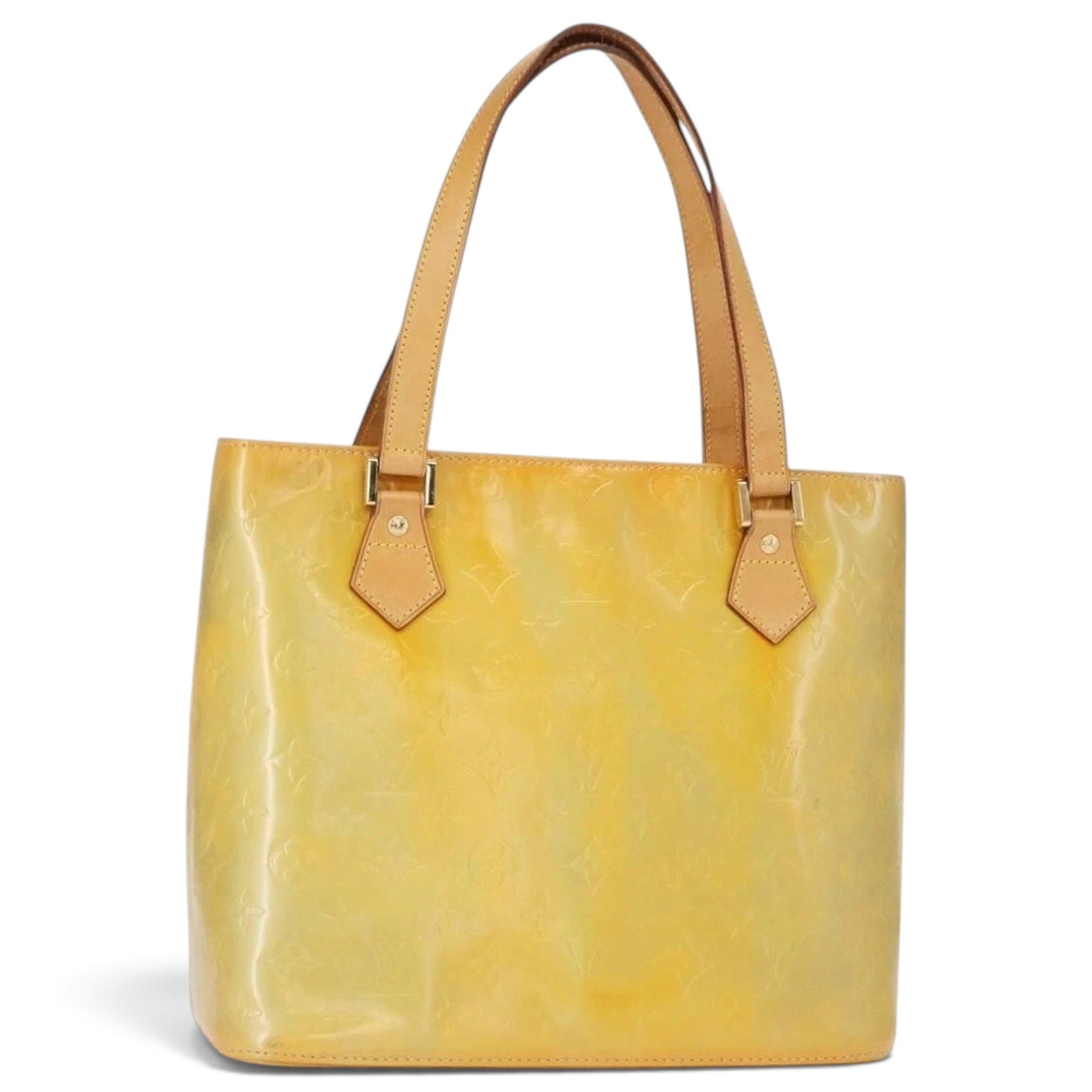 Patent leather handbag