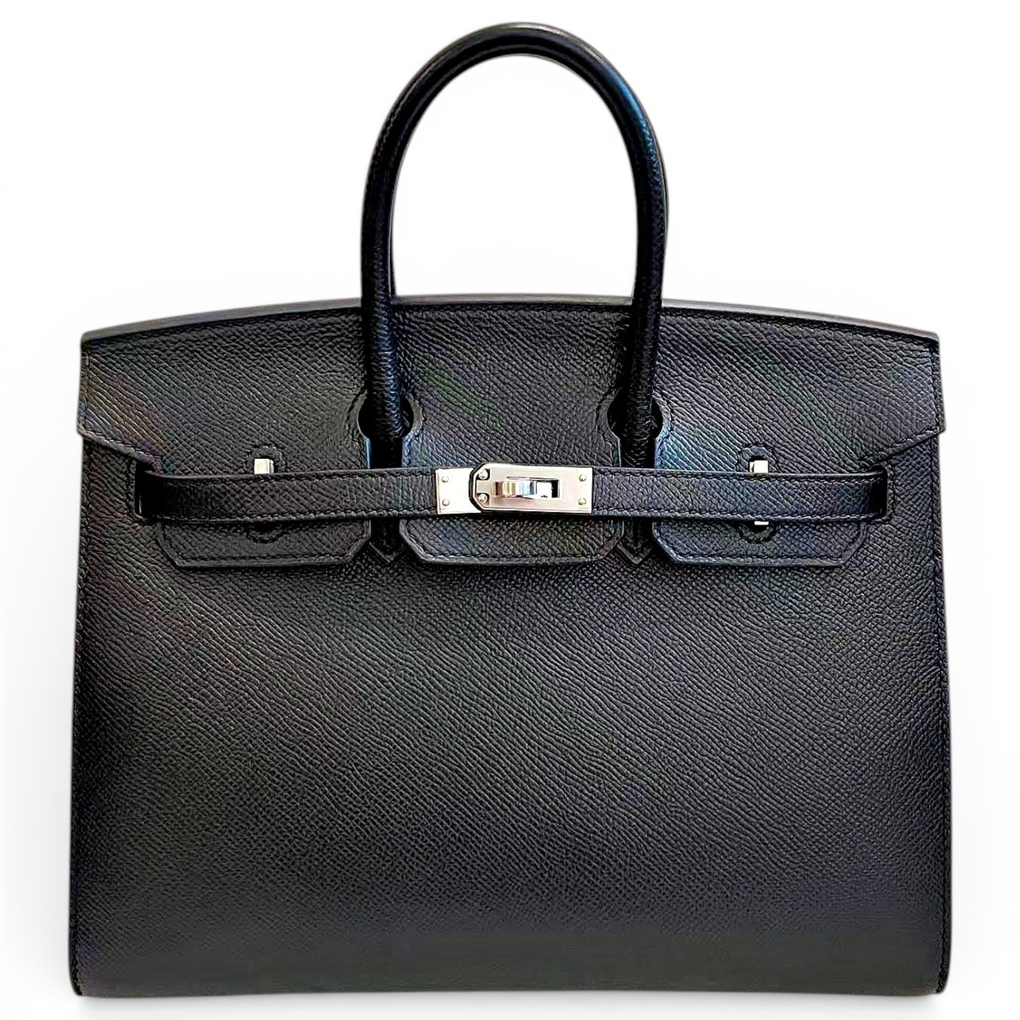 Birkin 25 leather handbag