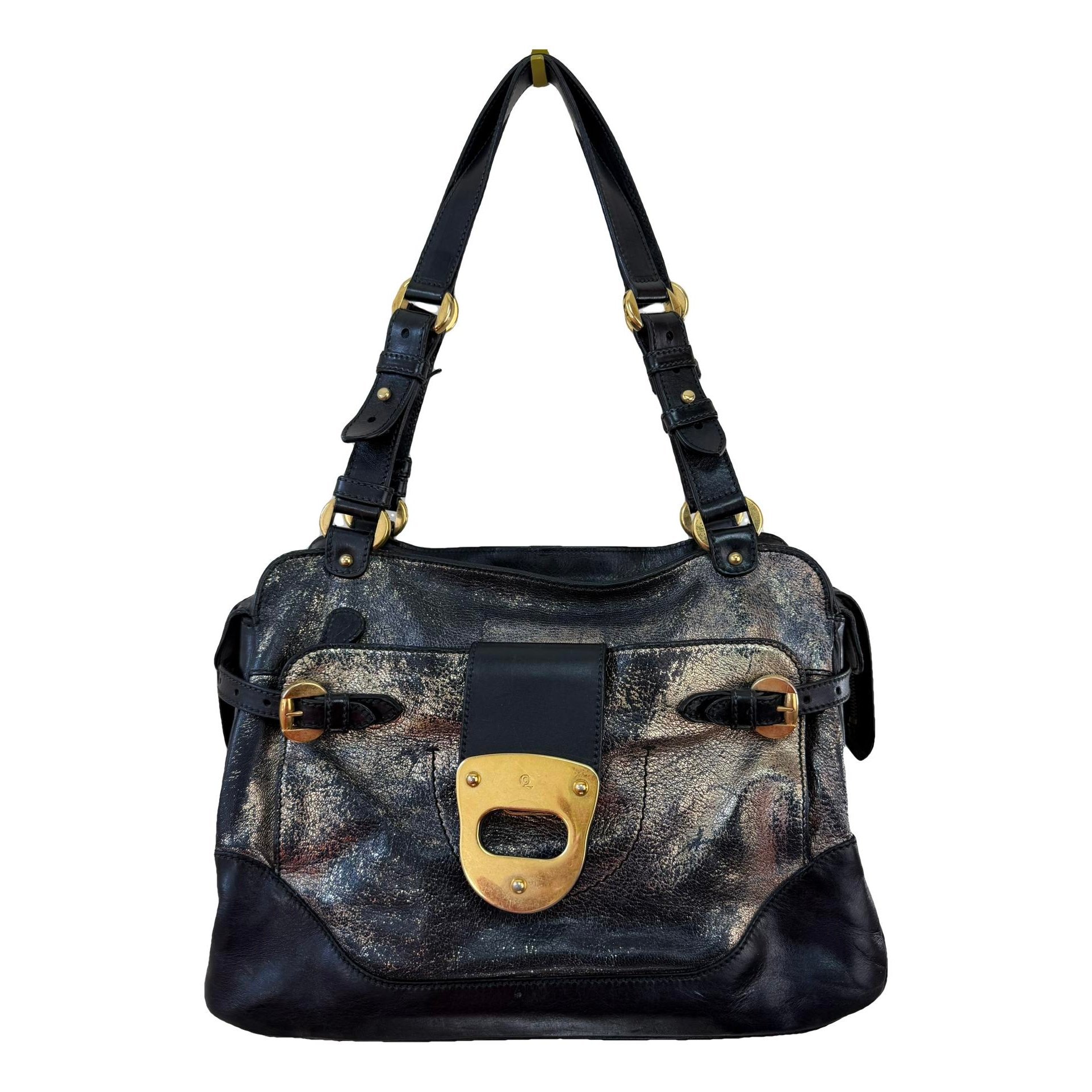 Leather handbag