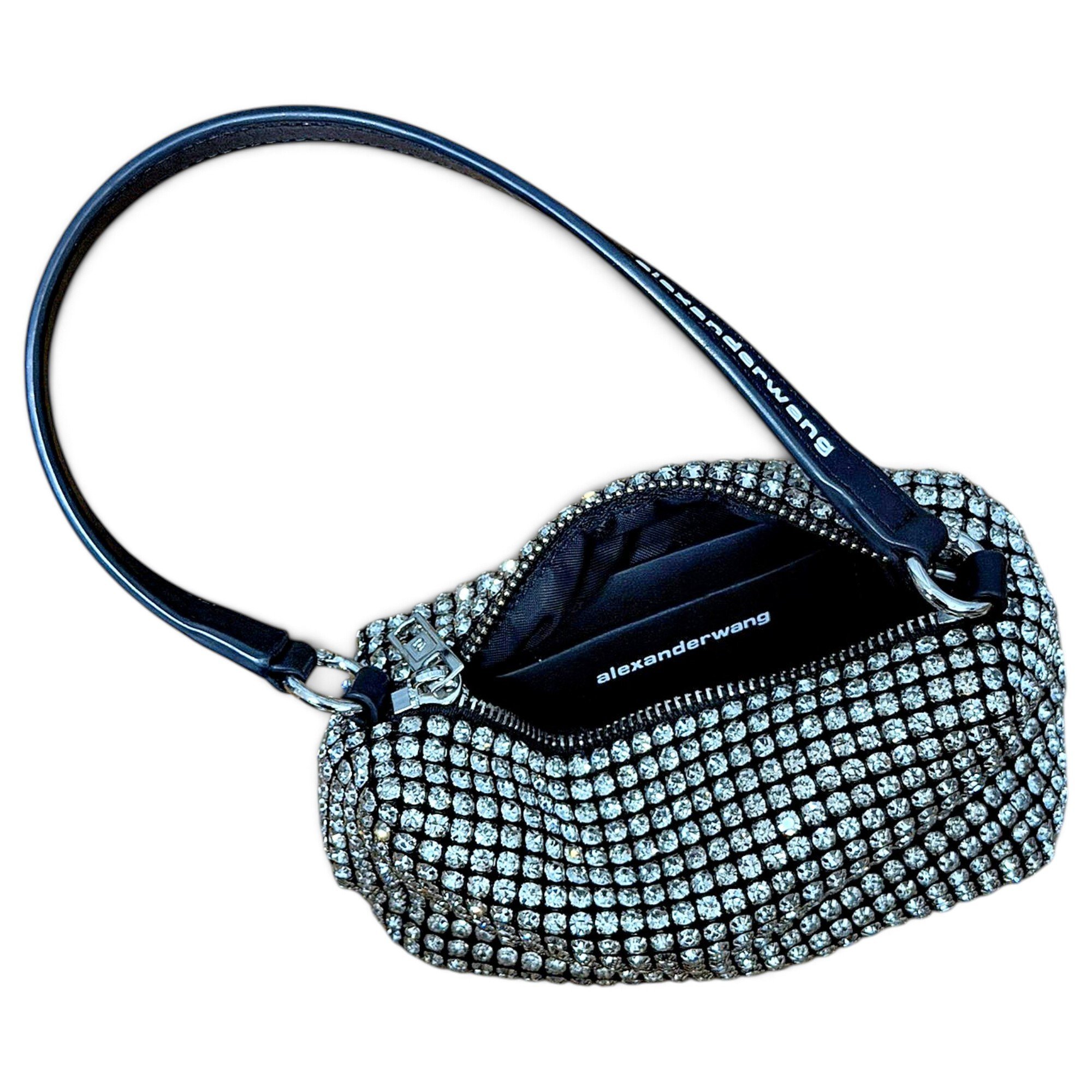 Glitter clutch bag