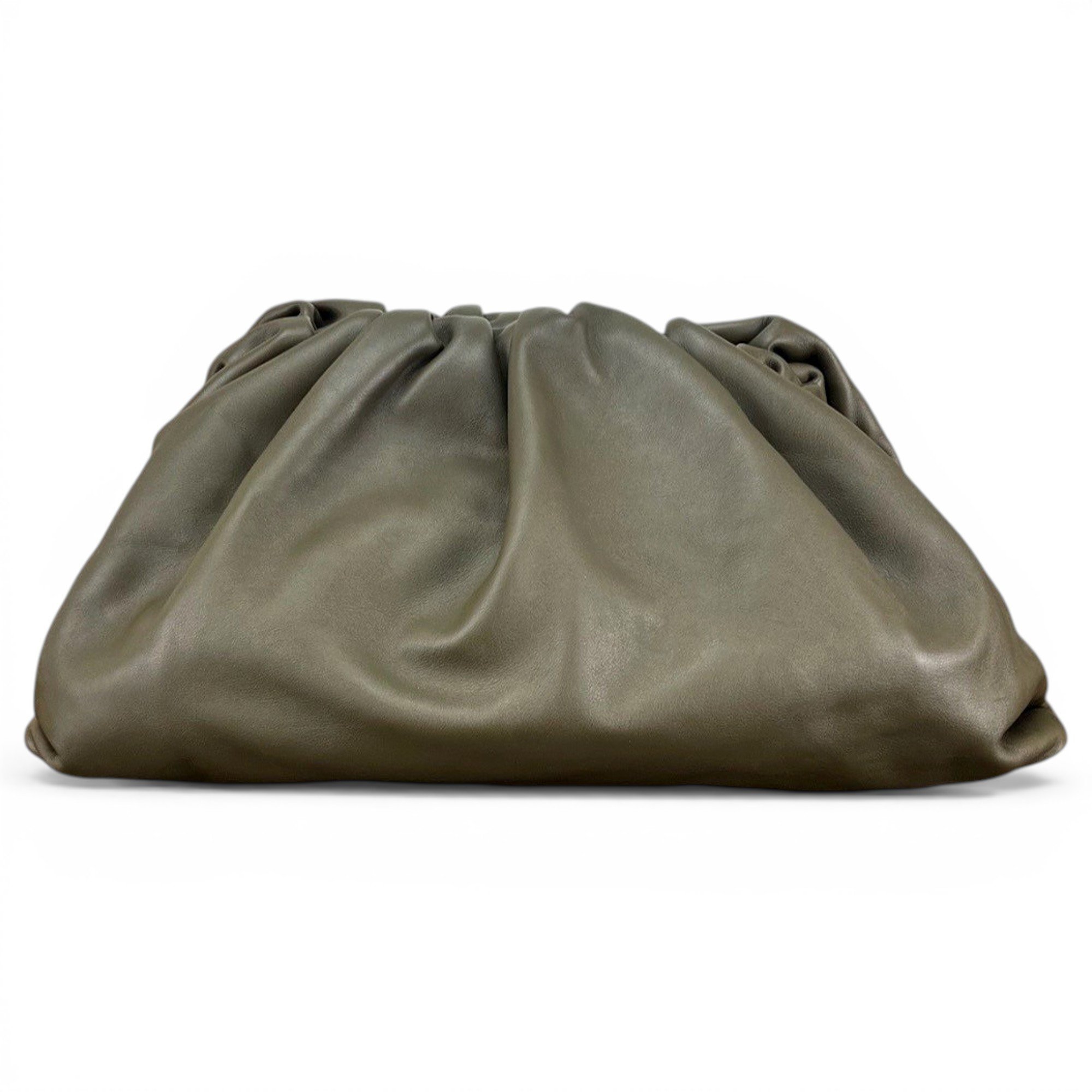 Pouch leather handbag