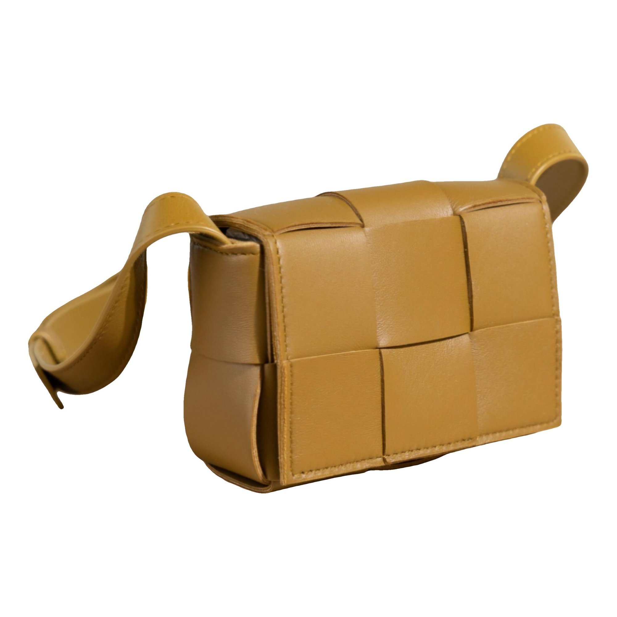Cassette leather crossbody bag