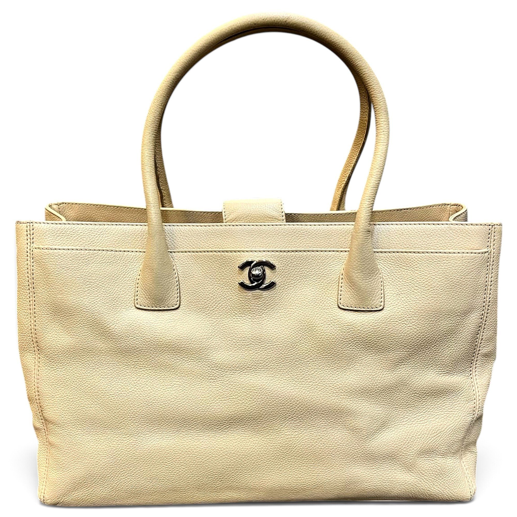 Executive leather tote