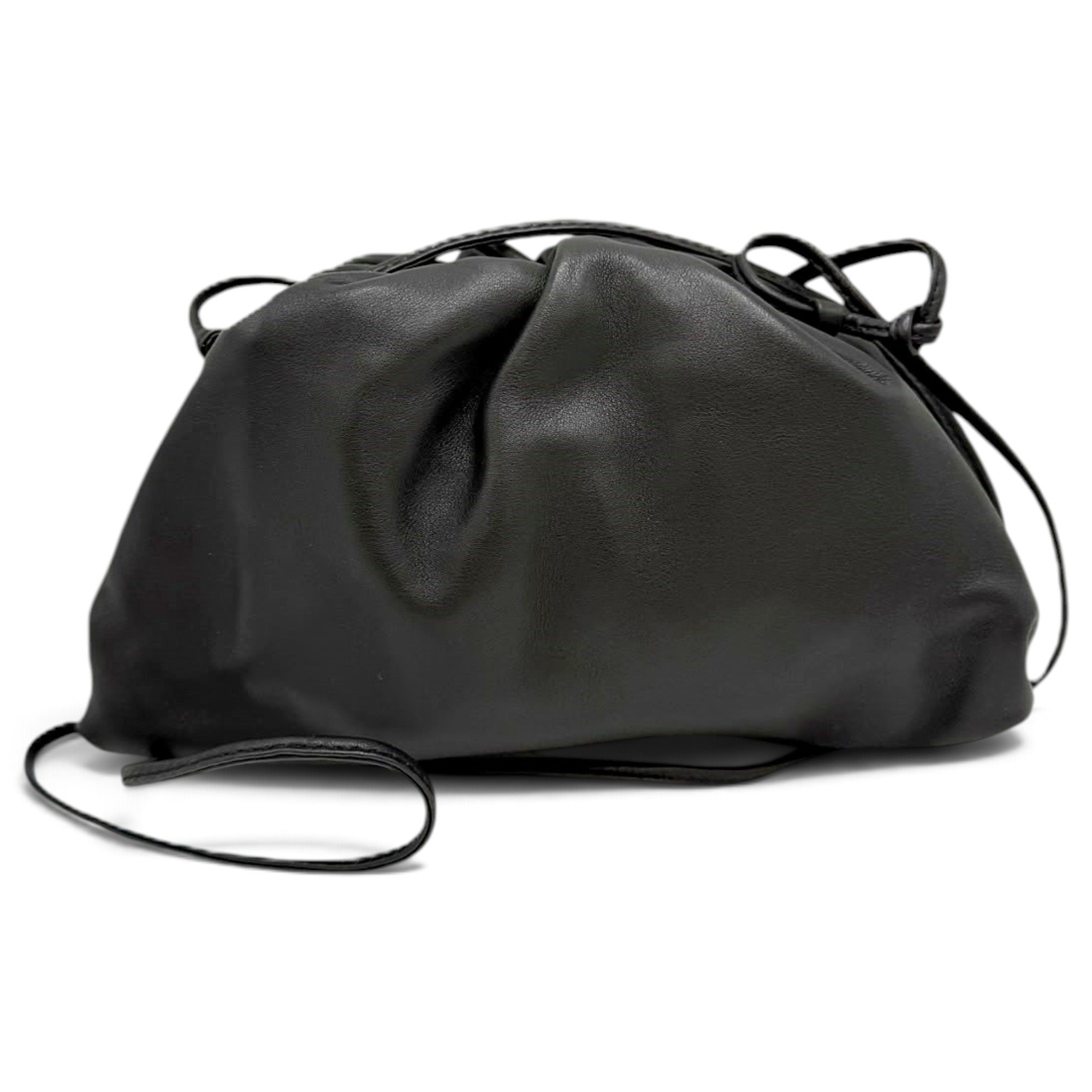 Pouch leather handbag