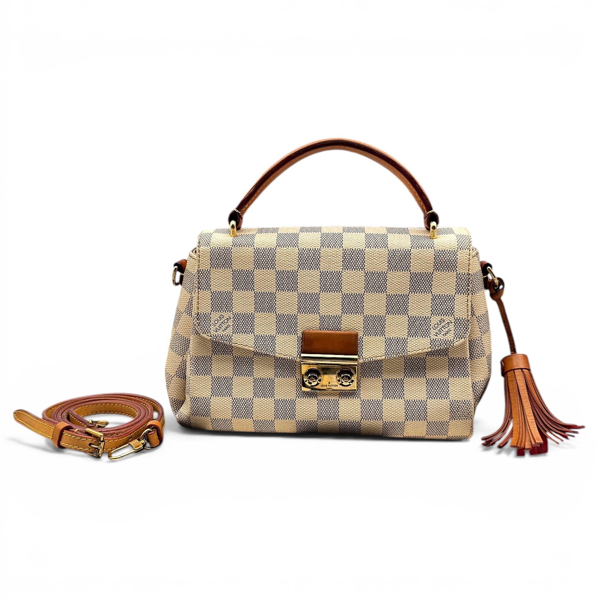 Croisette leather handbag
