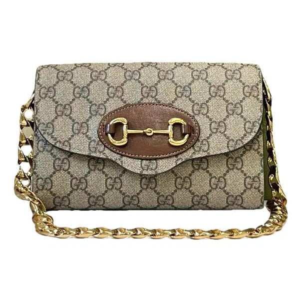 Horsebit 1955 Chain vinyl handbag