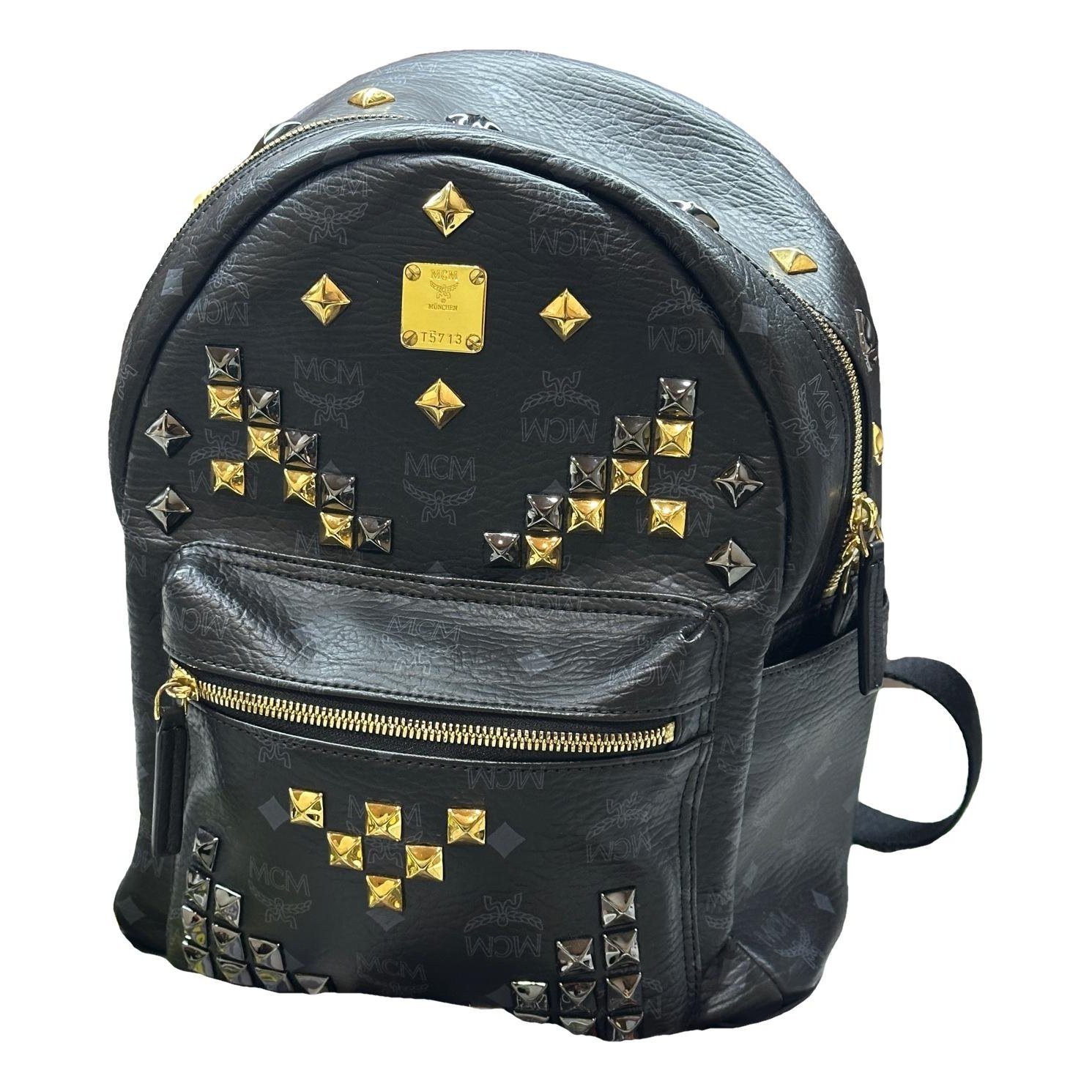 Leather backpack