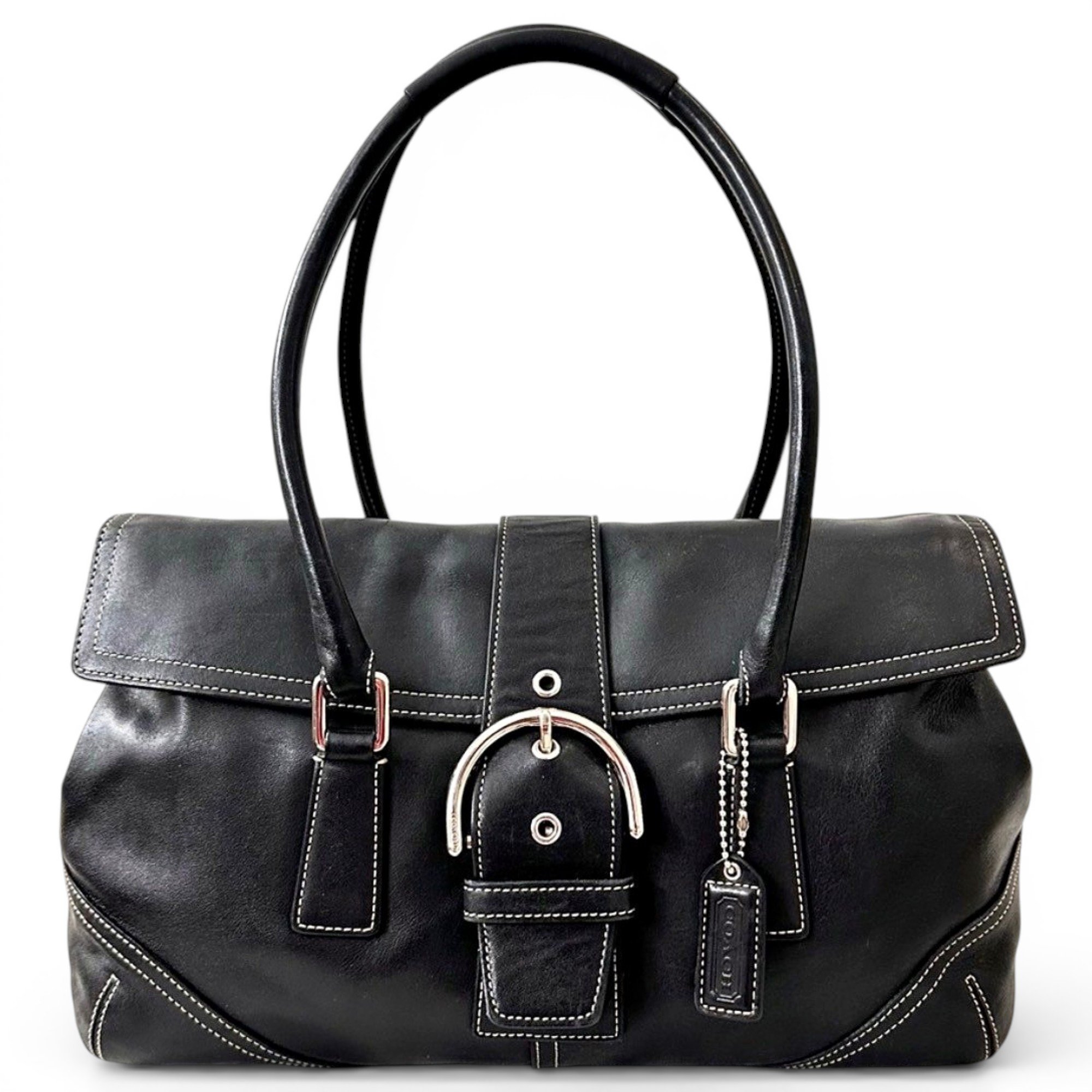 Leather satchel