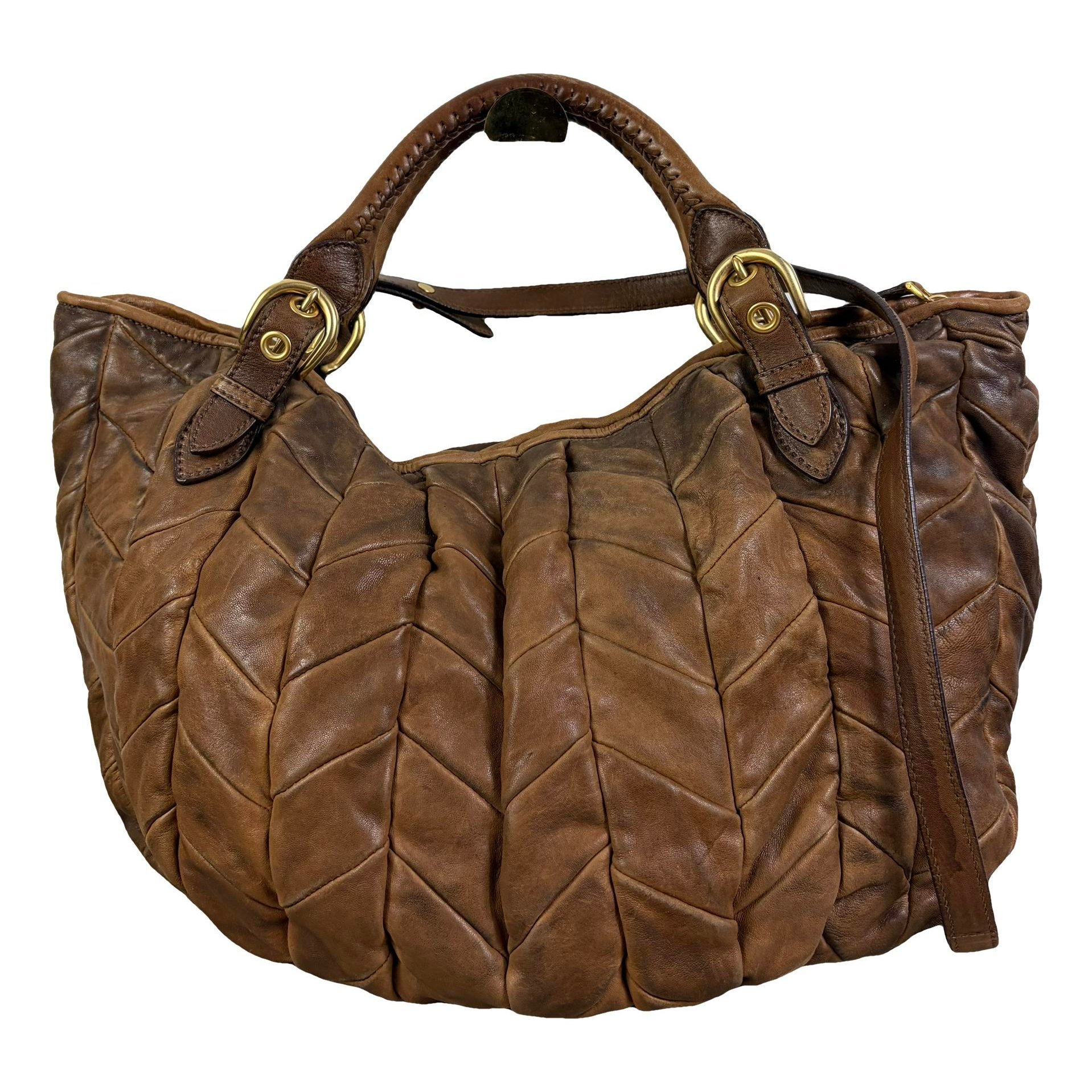 Leather handbag