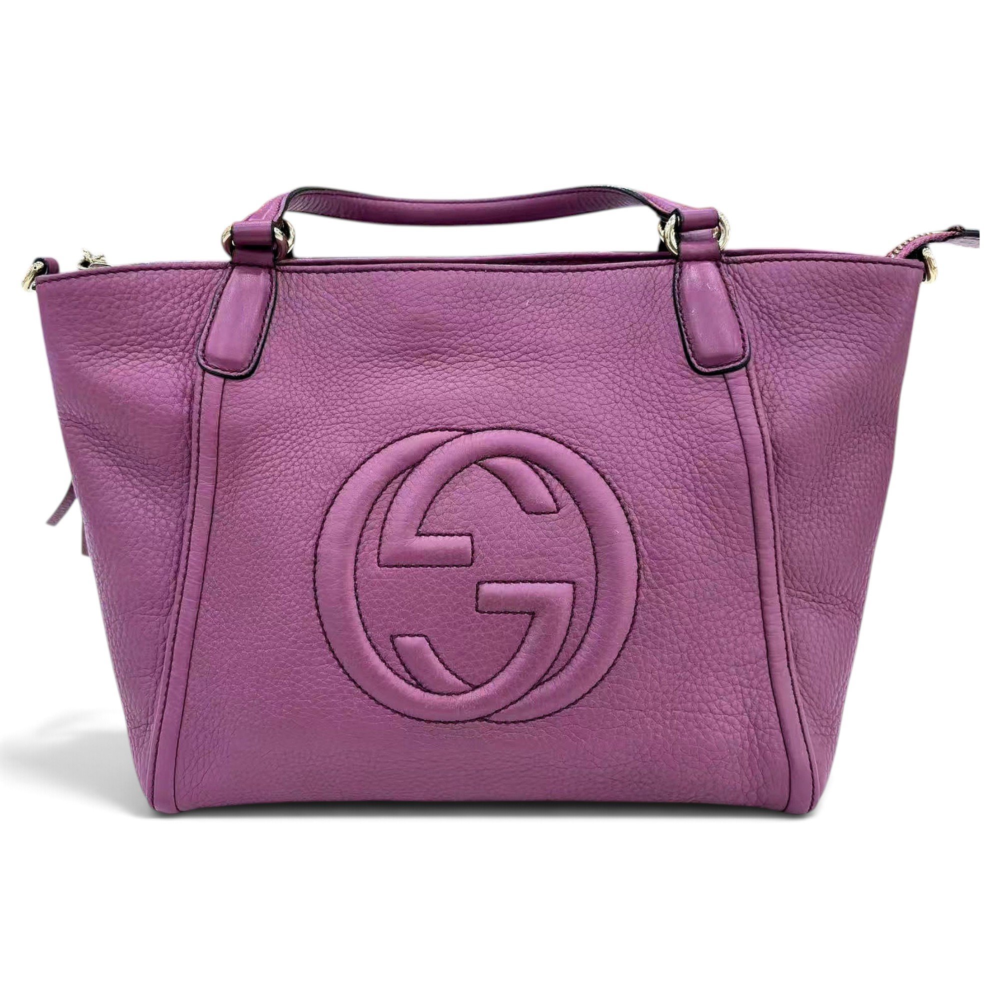 Soho Top Handle leather crossbody bag