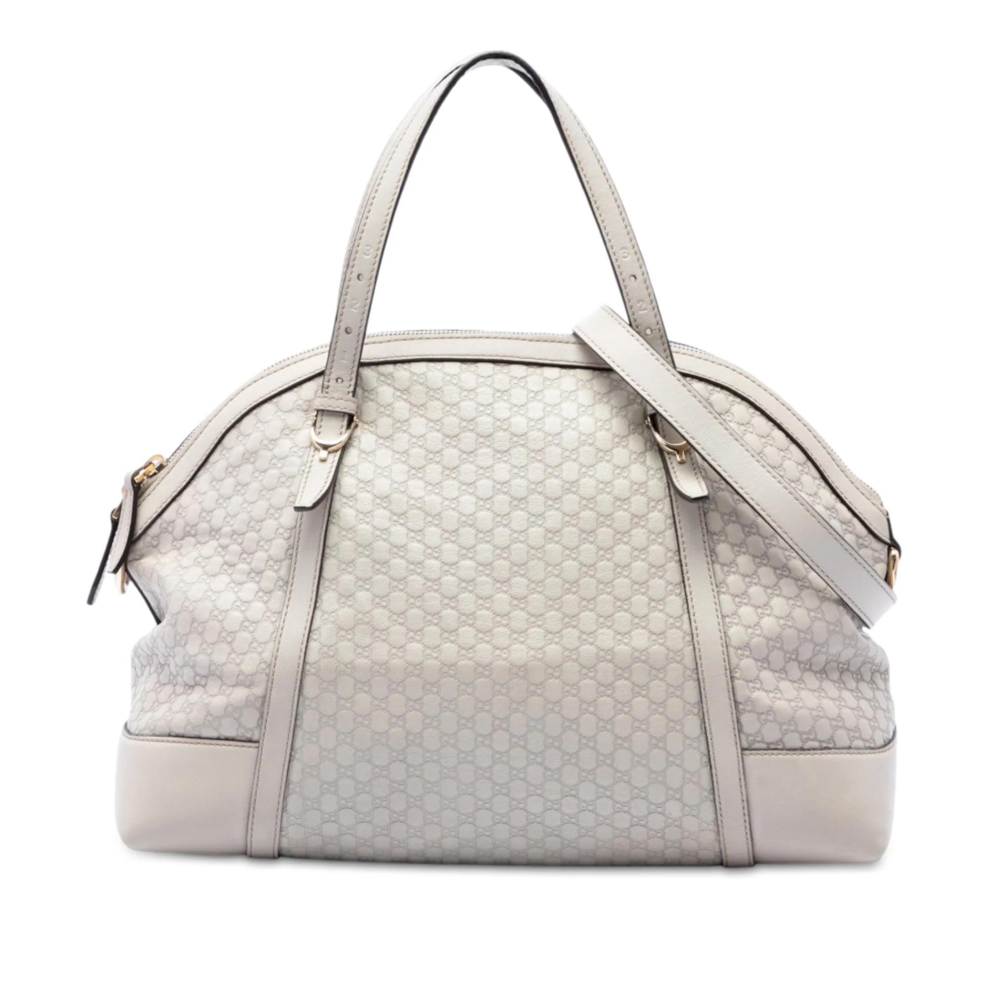 Dôme leather handbag