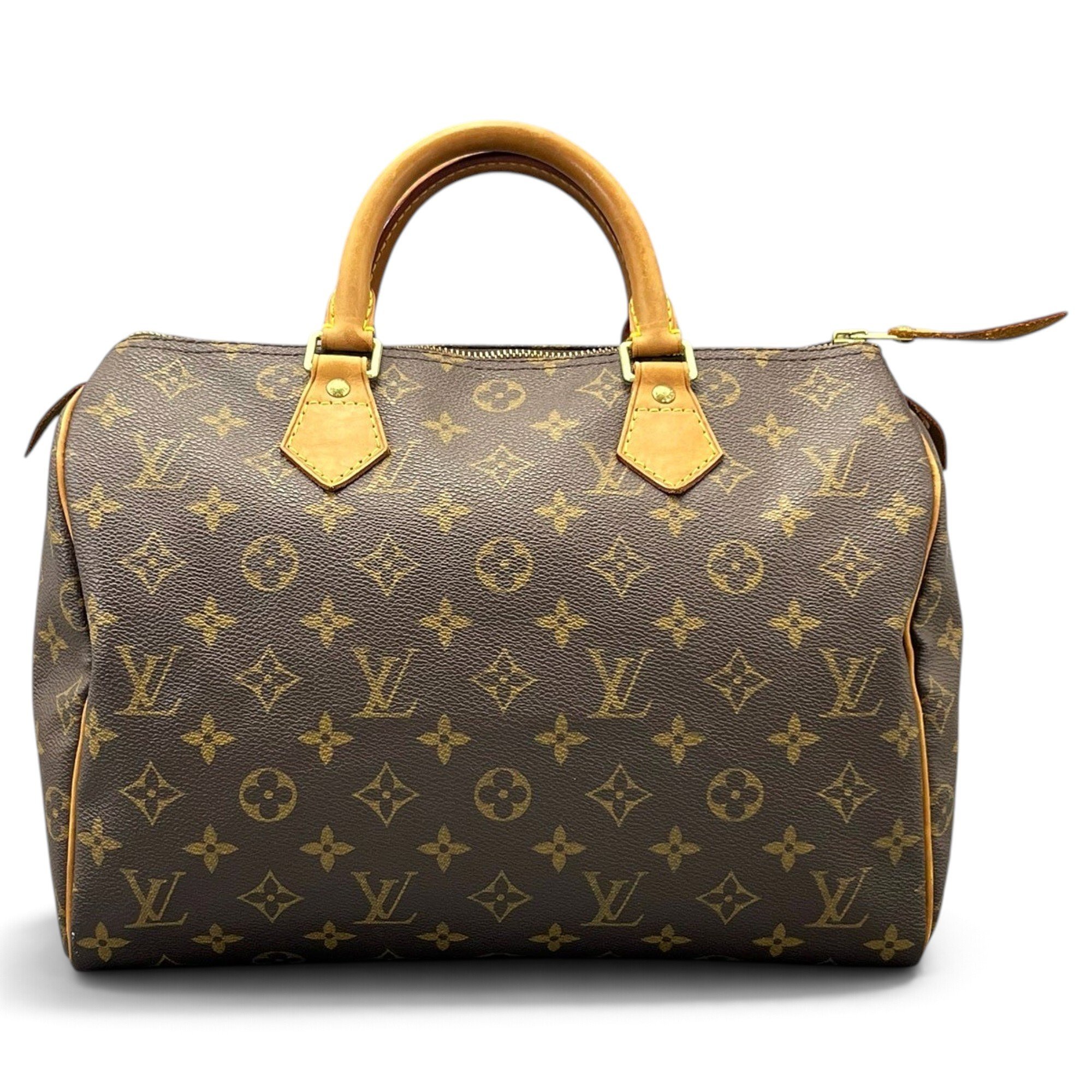 Speedy leather handbag