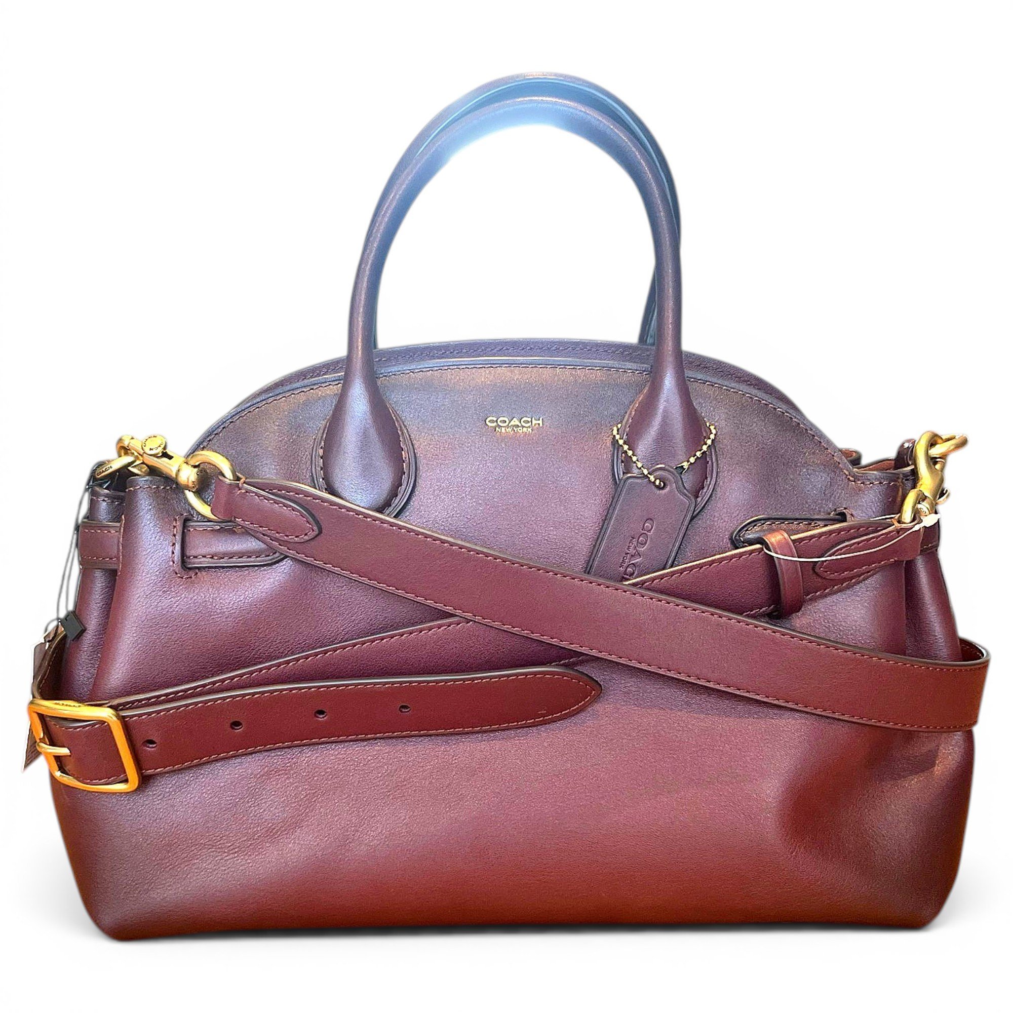 Leather satchel
