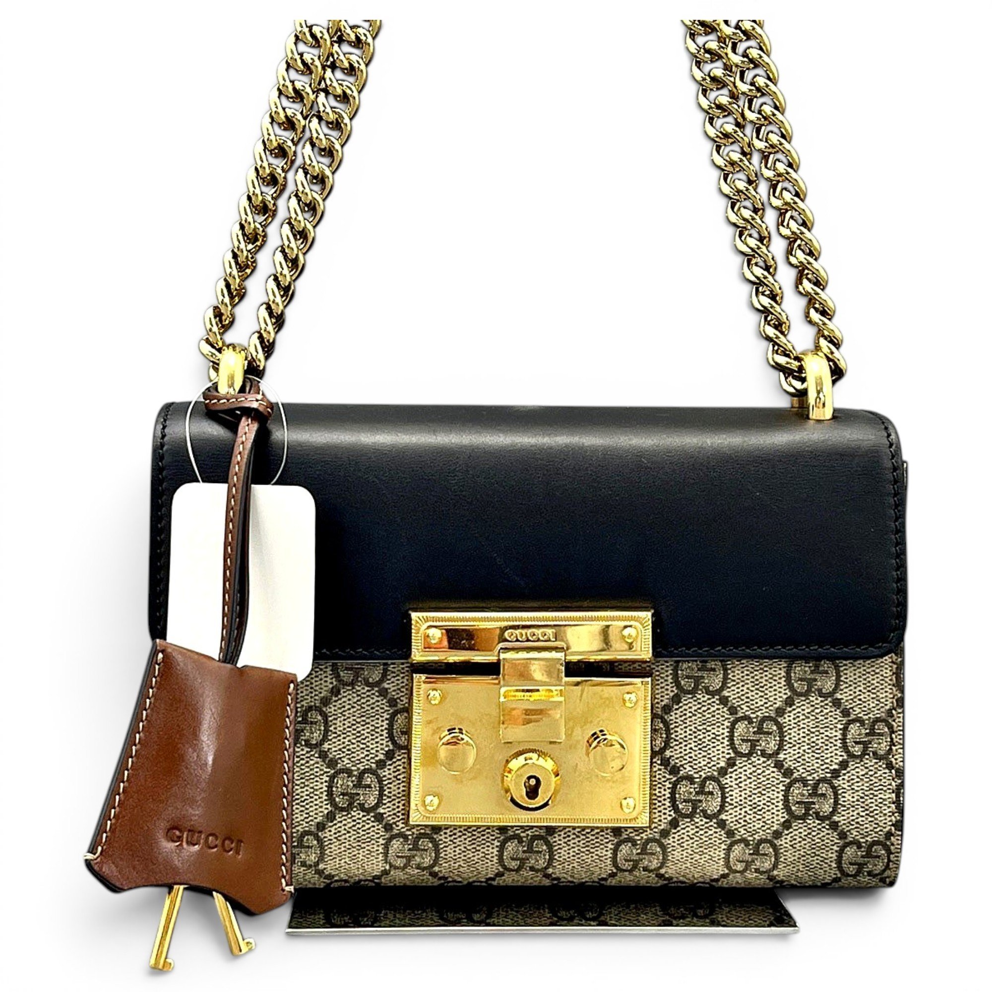 Padlock cloth crossbody bag